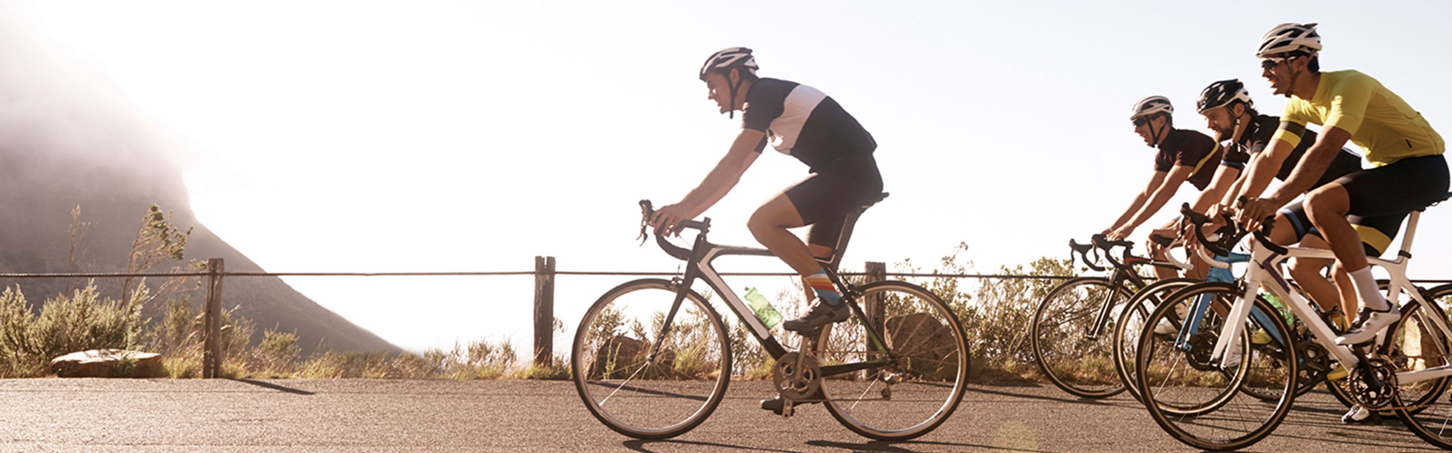 people on bikes