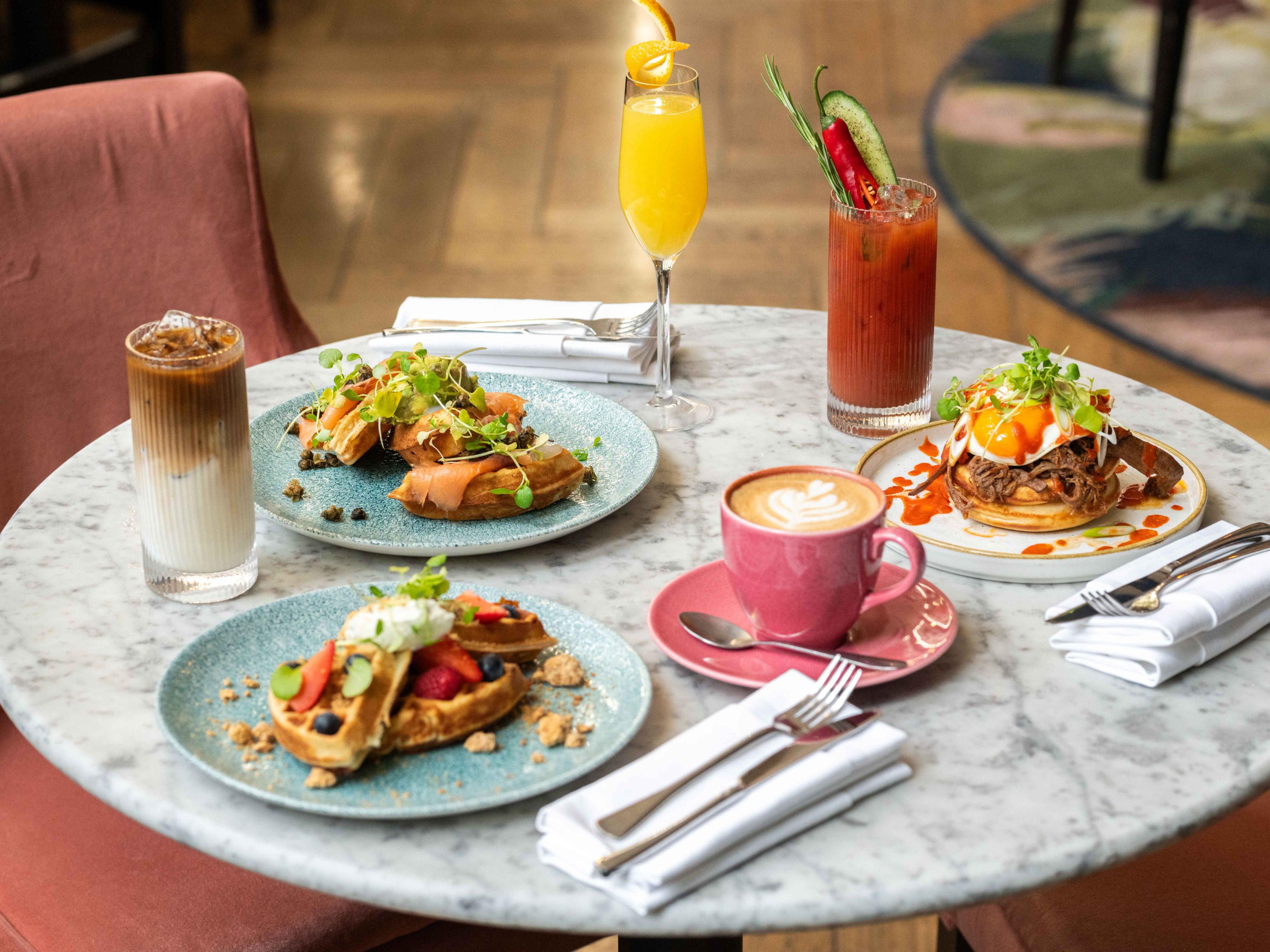Brunch spread