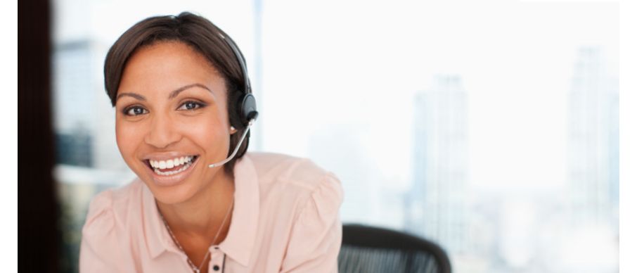 Woman smiling