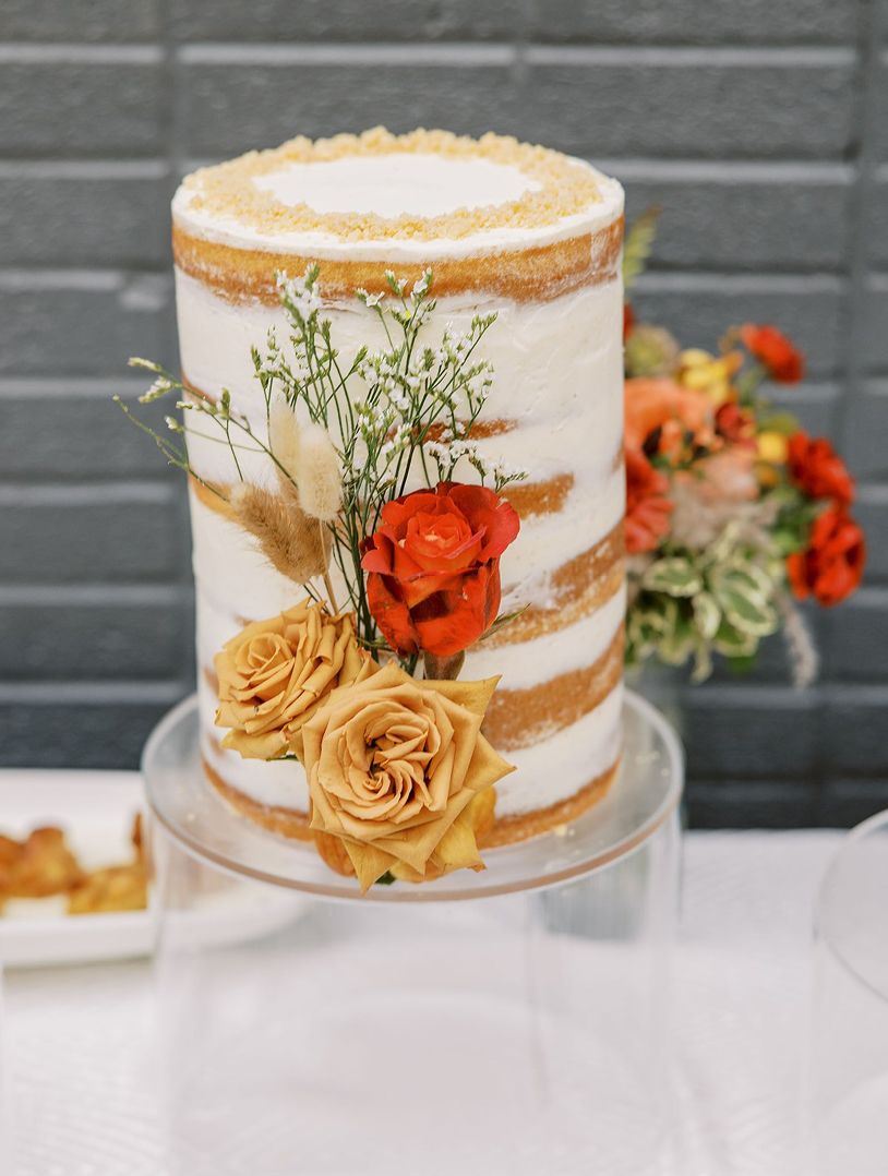 artistic plating of a colorful beet salad