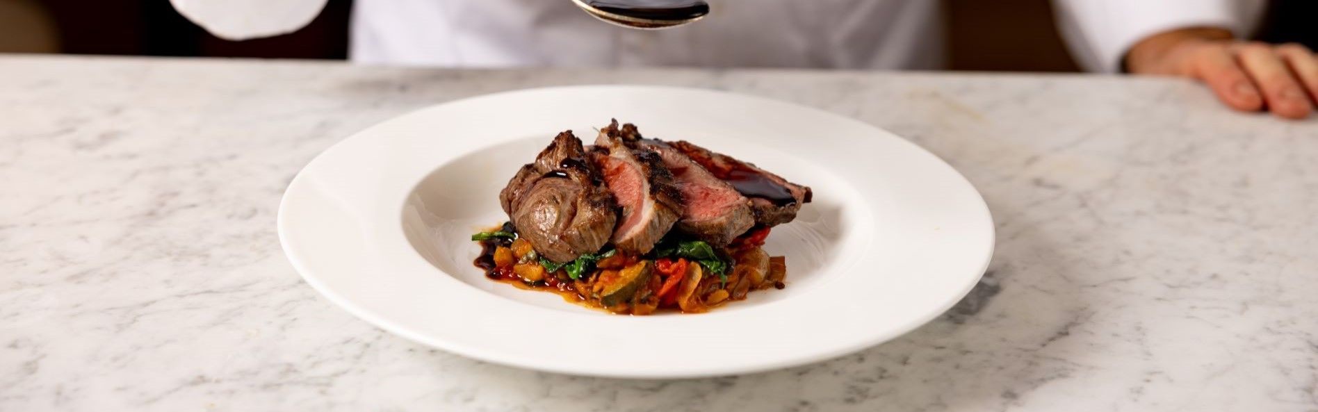 Restaurant dish at Theo Randall