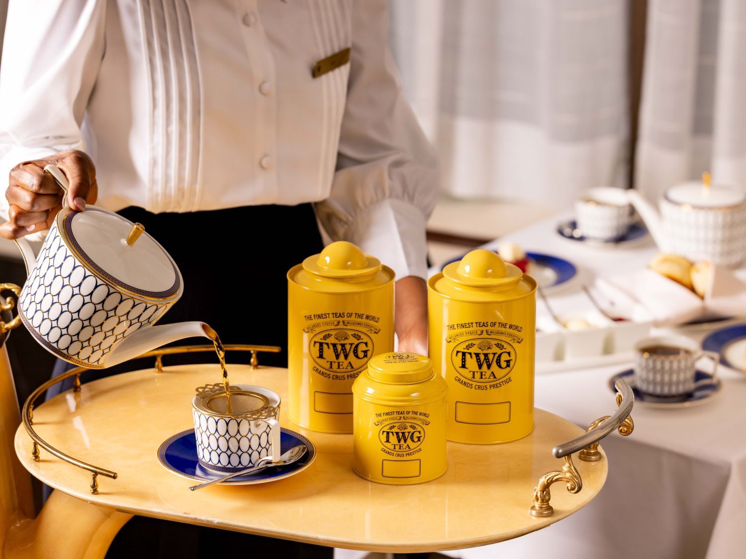 Golden Afternoon Tea at The Wellington Lounge, London