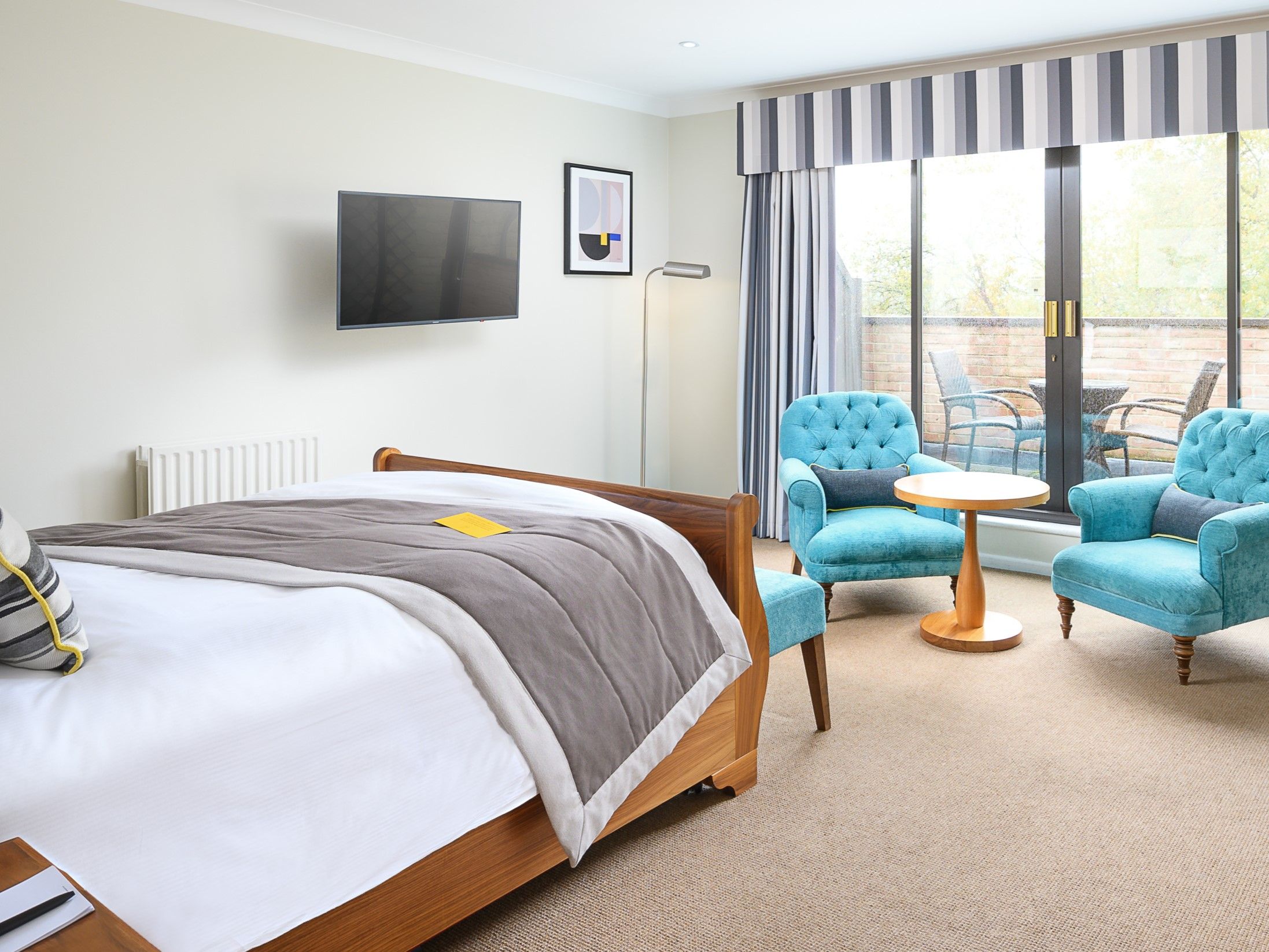 hotel room with balcony