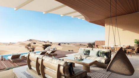  Desert view from Six Senses Southern Dunes