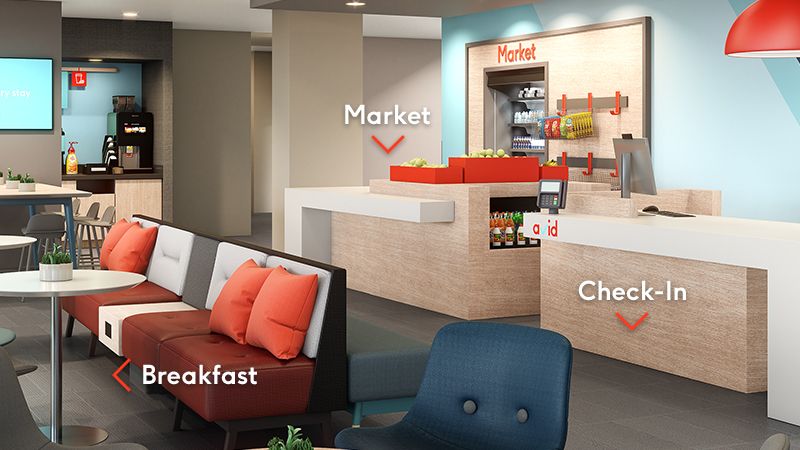 A view of avid™ hotel