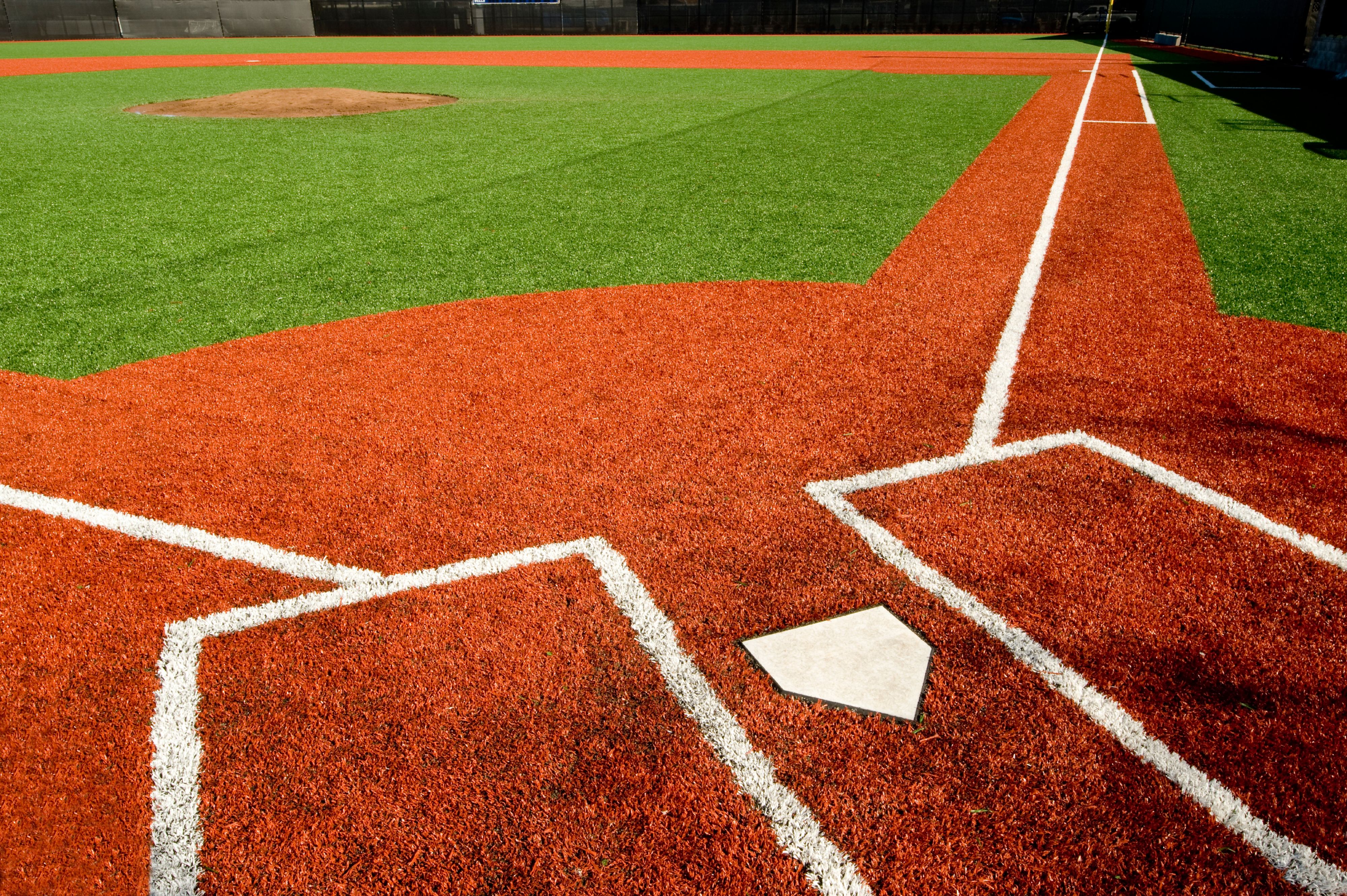 Fan perspective of baseball field
