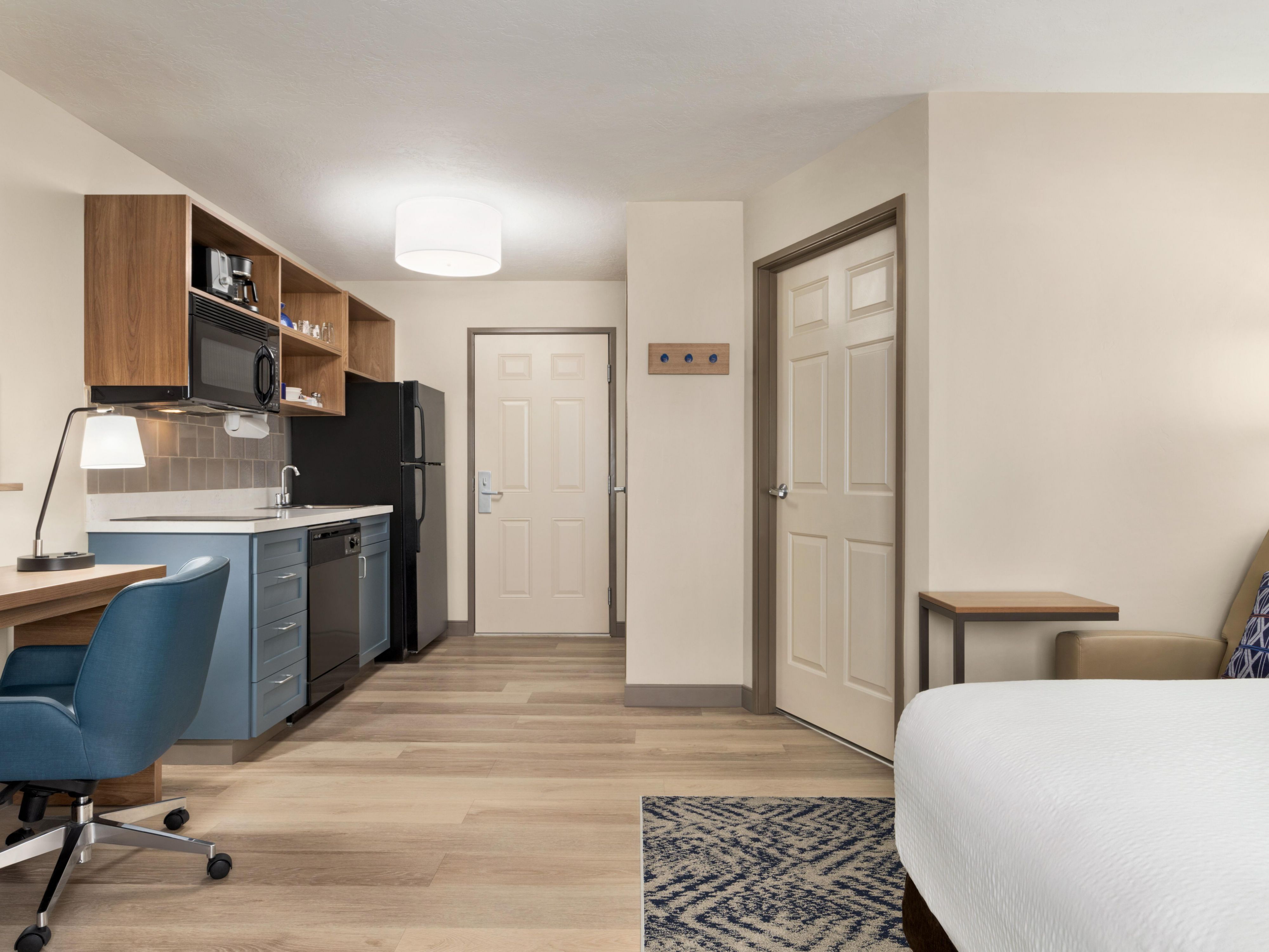 Every Suite Equipped with a Full Kitchen! Perfect for extended stays and culinary adventures. Cook, dine, and relax in style during your stay with us!
