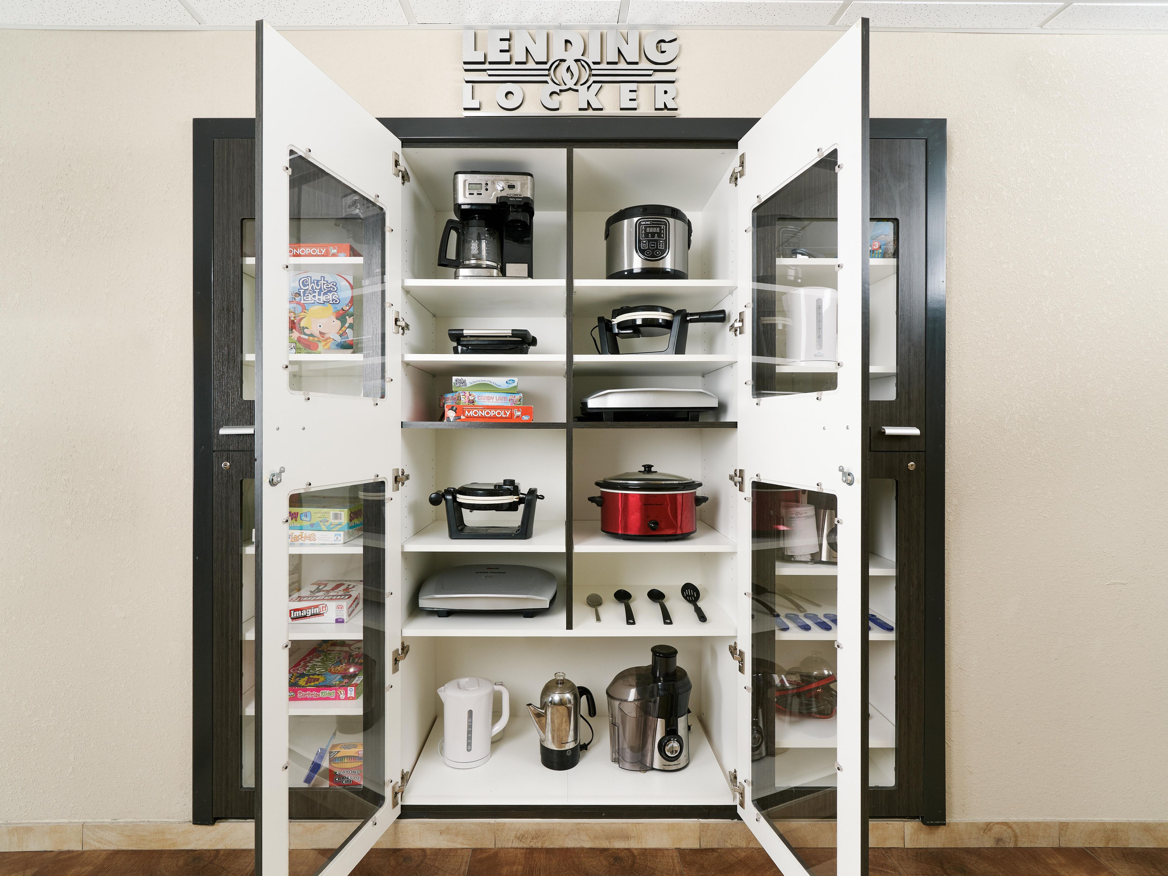 If you forget something, borrow it. We have you covered. 