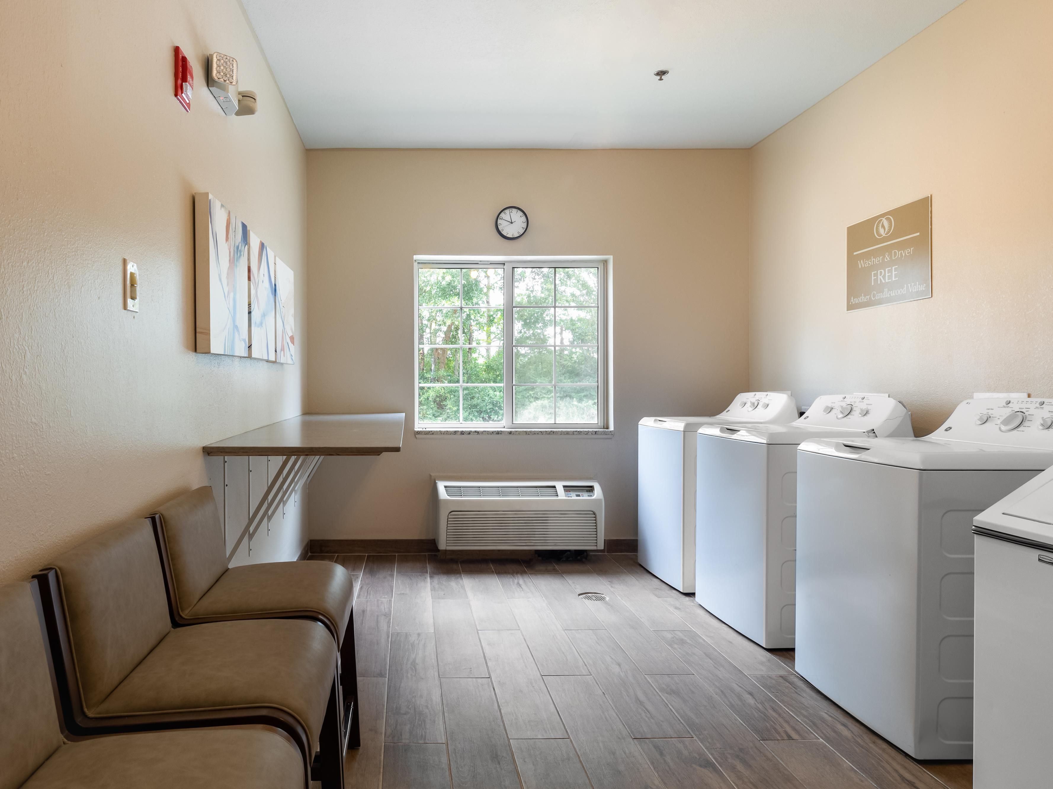 Our laundry facility keeps you looking and feeling your best.