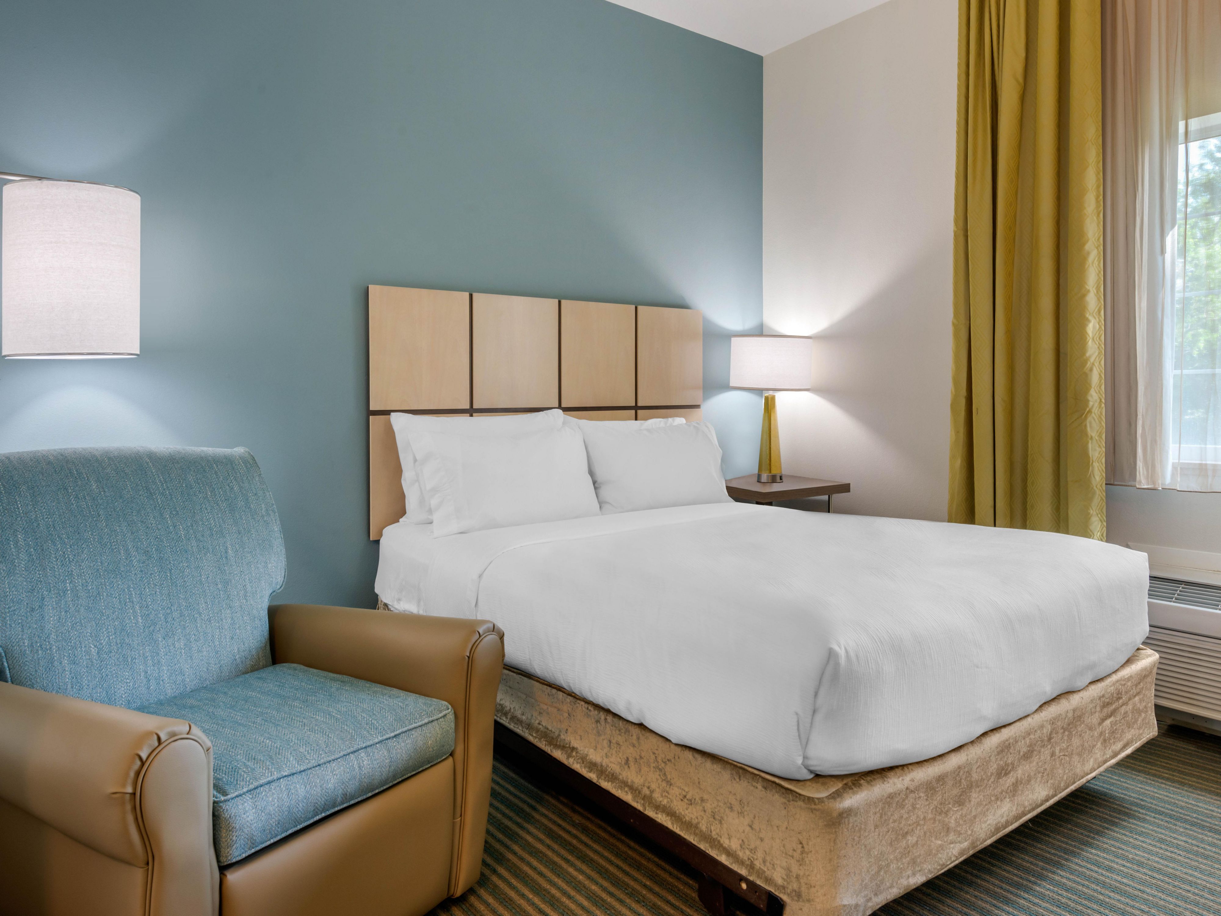 Indulge yourself in our warm, welcoming and ADA compliant room.