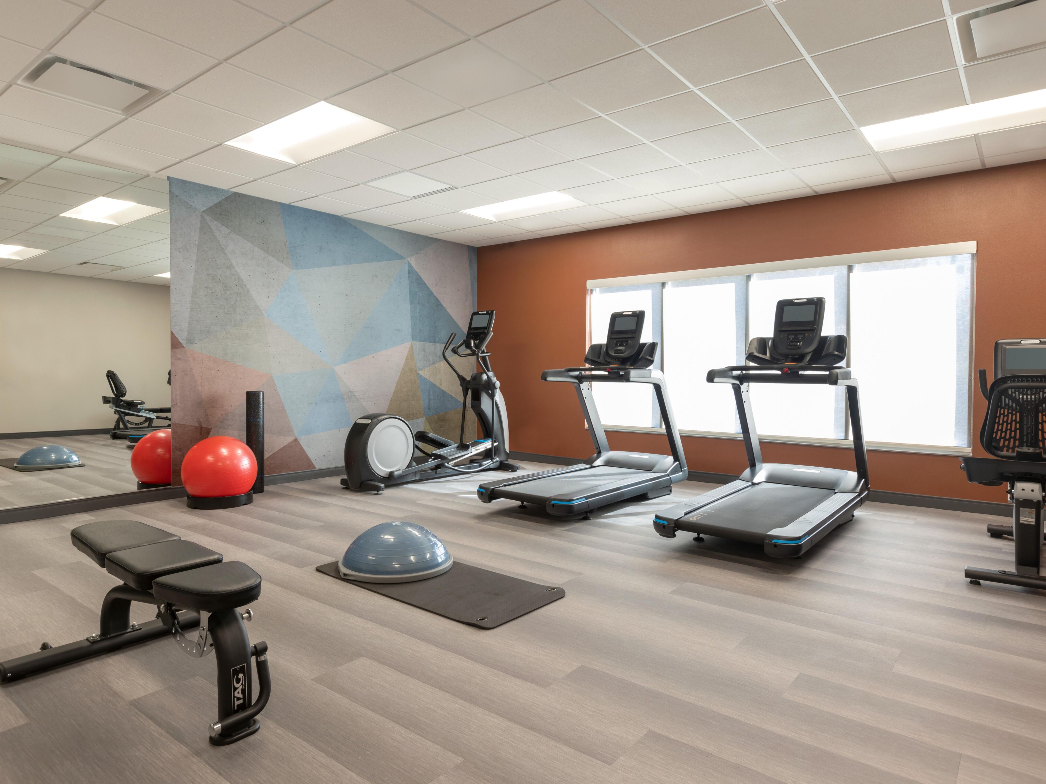Enjoy our fully equipped fitness center.