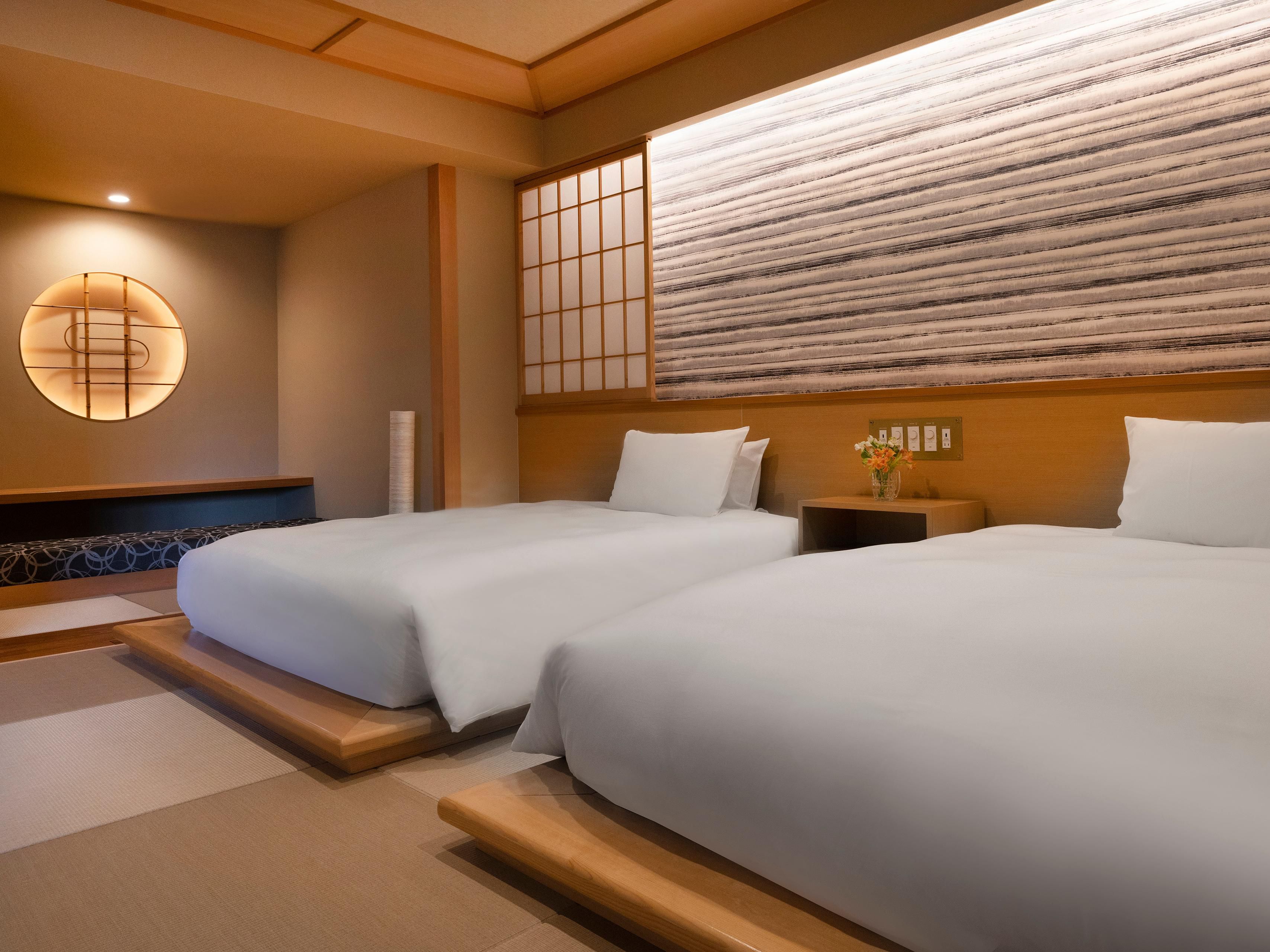 2 Twin Beds Japanese Suite High Floor