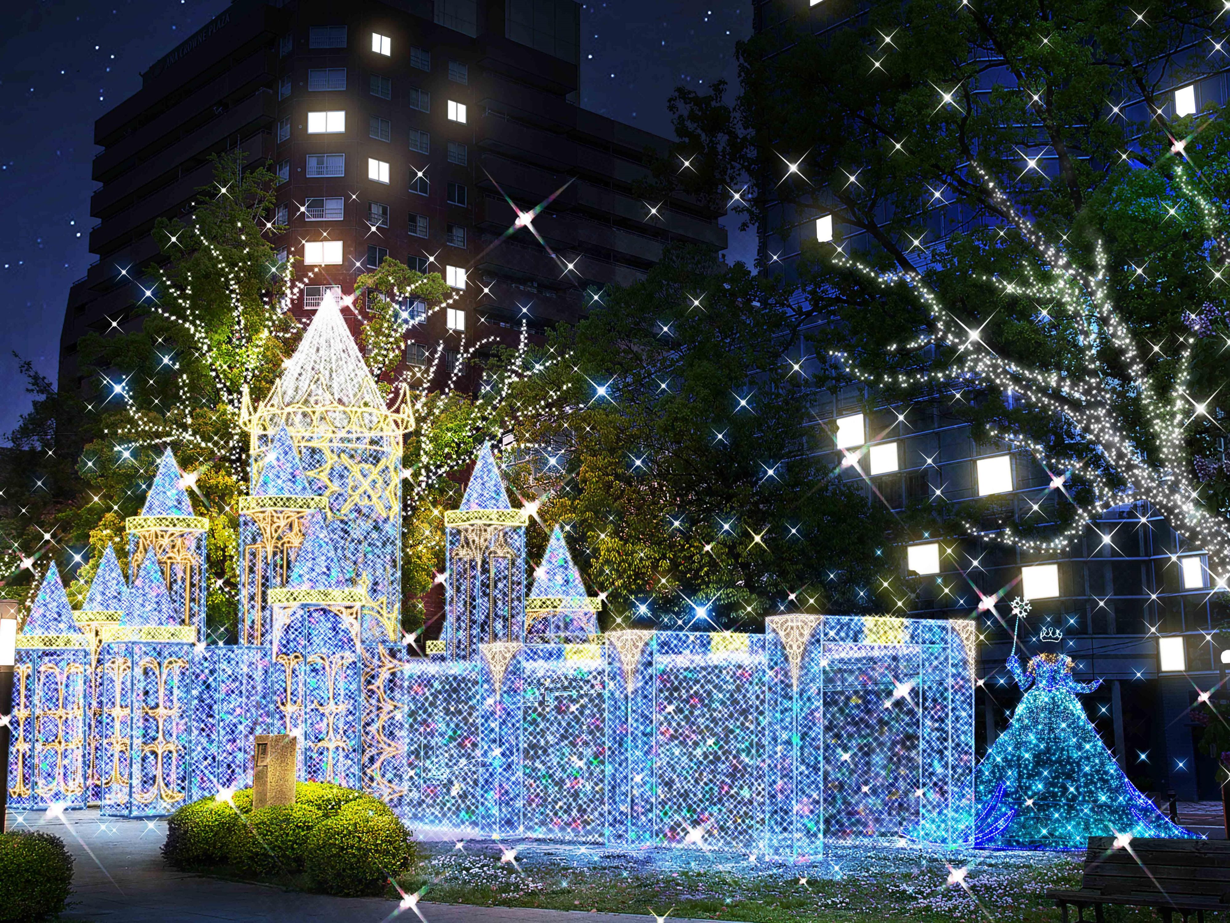 From ANA Crowne Plaza Hiroshima, enjoy the city's enchanting winter spectacle up close. From 17 November, over 1.4 million LED lights illuminate Peace Boulevard with dazzling displays symbolising peace and hope—just take a short stroll from the hotel for a magical evening.