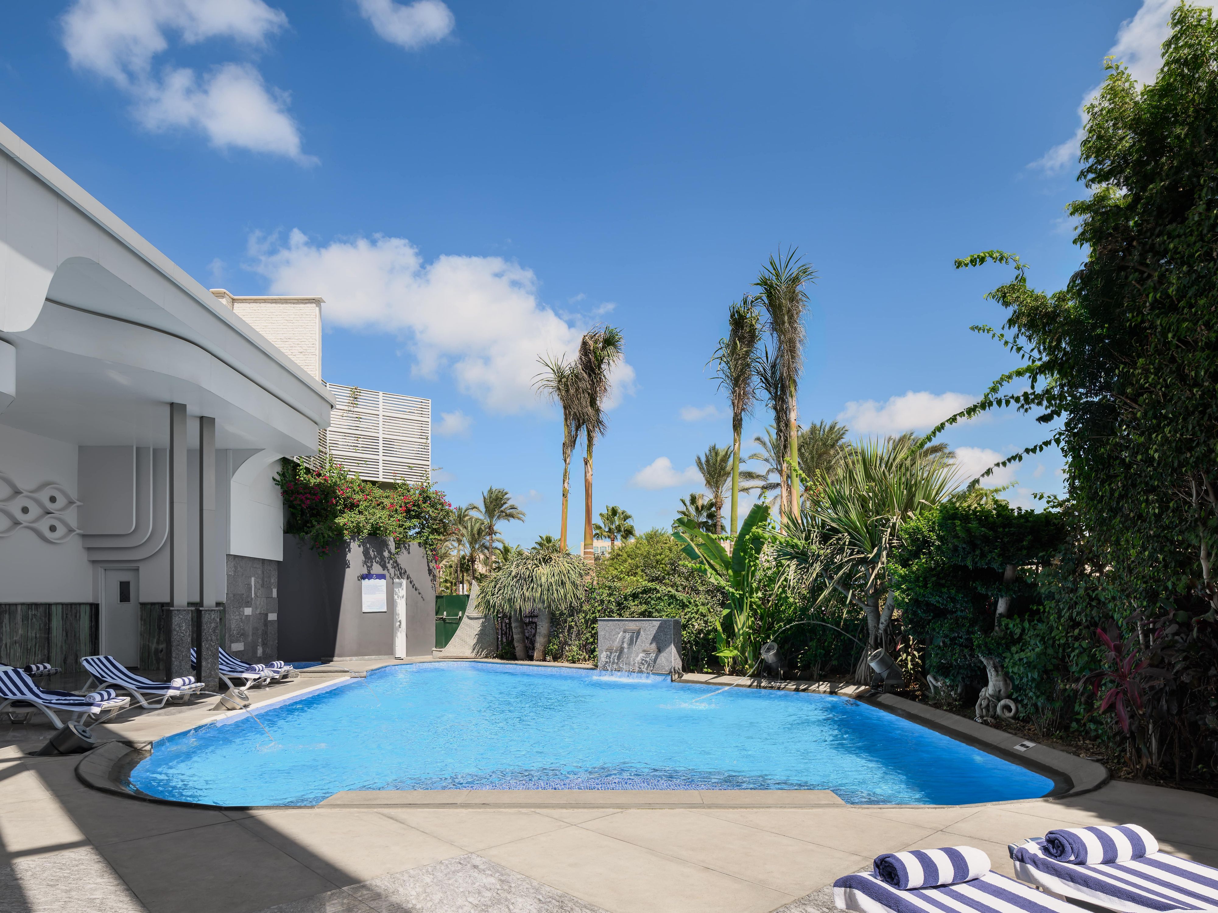 Refresh and unwind by the poolside breeze