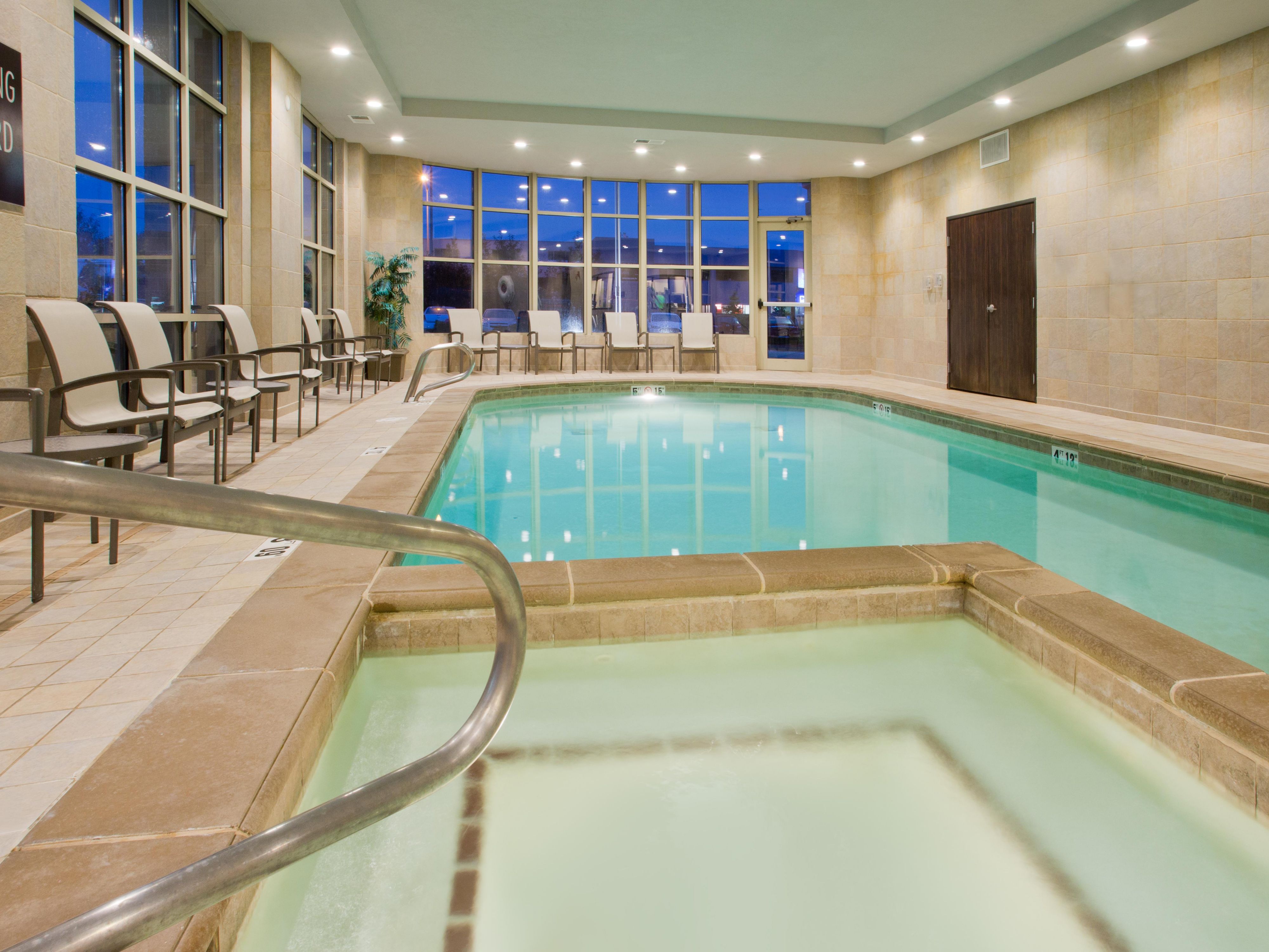 Shake off the Alaskan chill in our indoor pool and spa