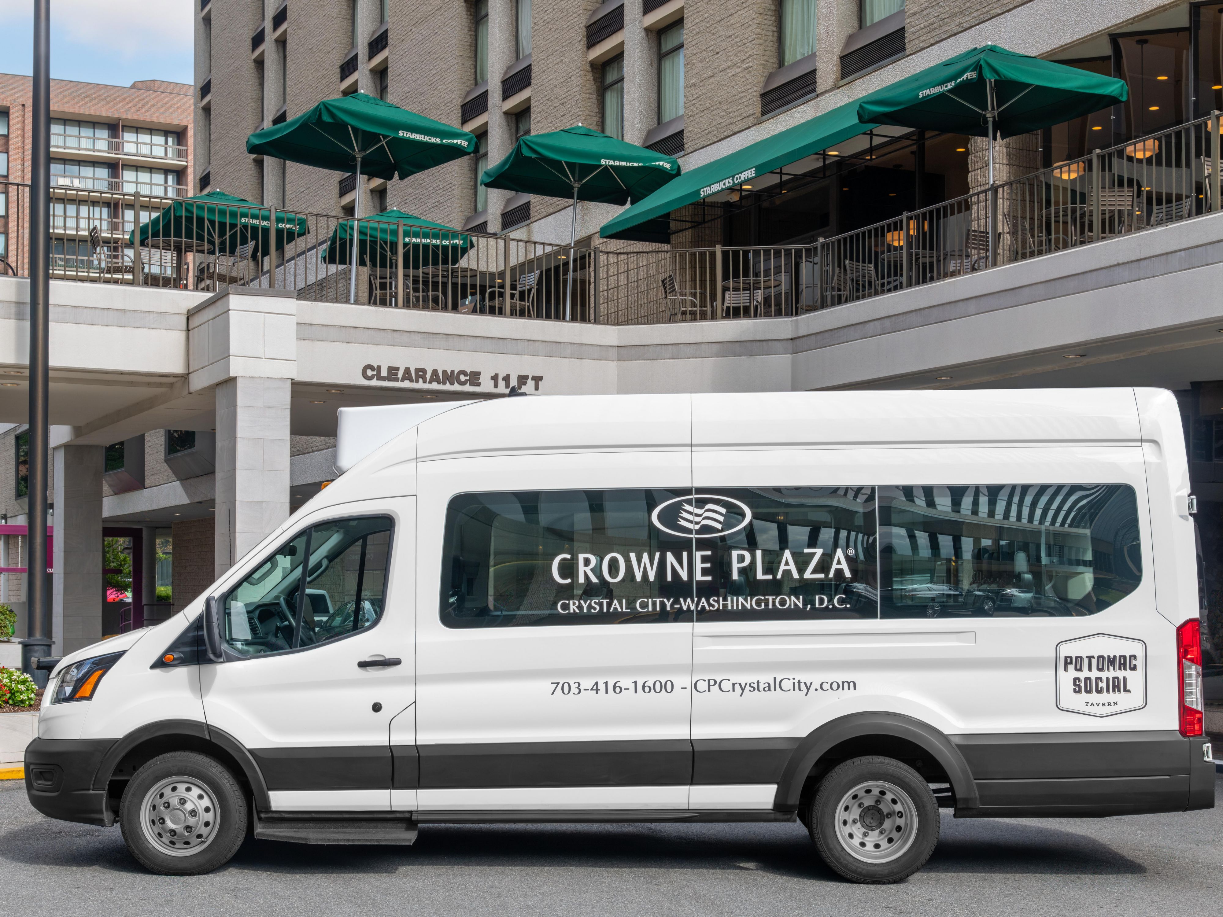 Take advantage of our Complimentary Airport Shuttle, offering daily service to and from Ronald Reagan Airport from 4:30 a.m. to 11:00 p.m. The shuttle departs from the hotel every 30 minutes and stops for pickup at the designated "Hotel Shuttle" areas at each terminal. The shuttle does not need to be reserved as it runs on an automatic schedule.
