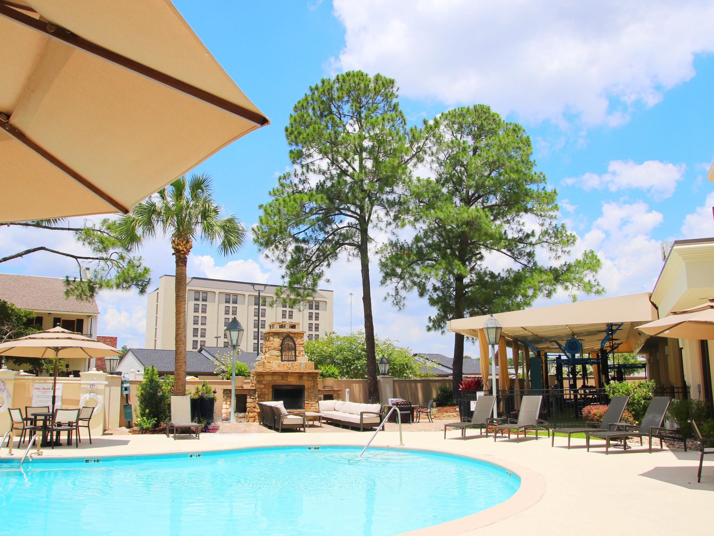 Relax by the pool at Crowne Plaza Baton Rouge, your perfect escape