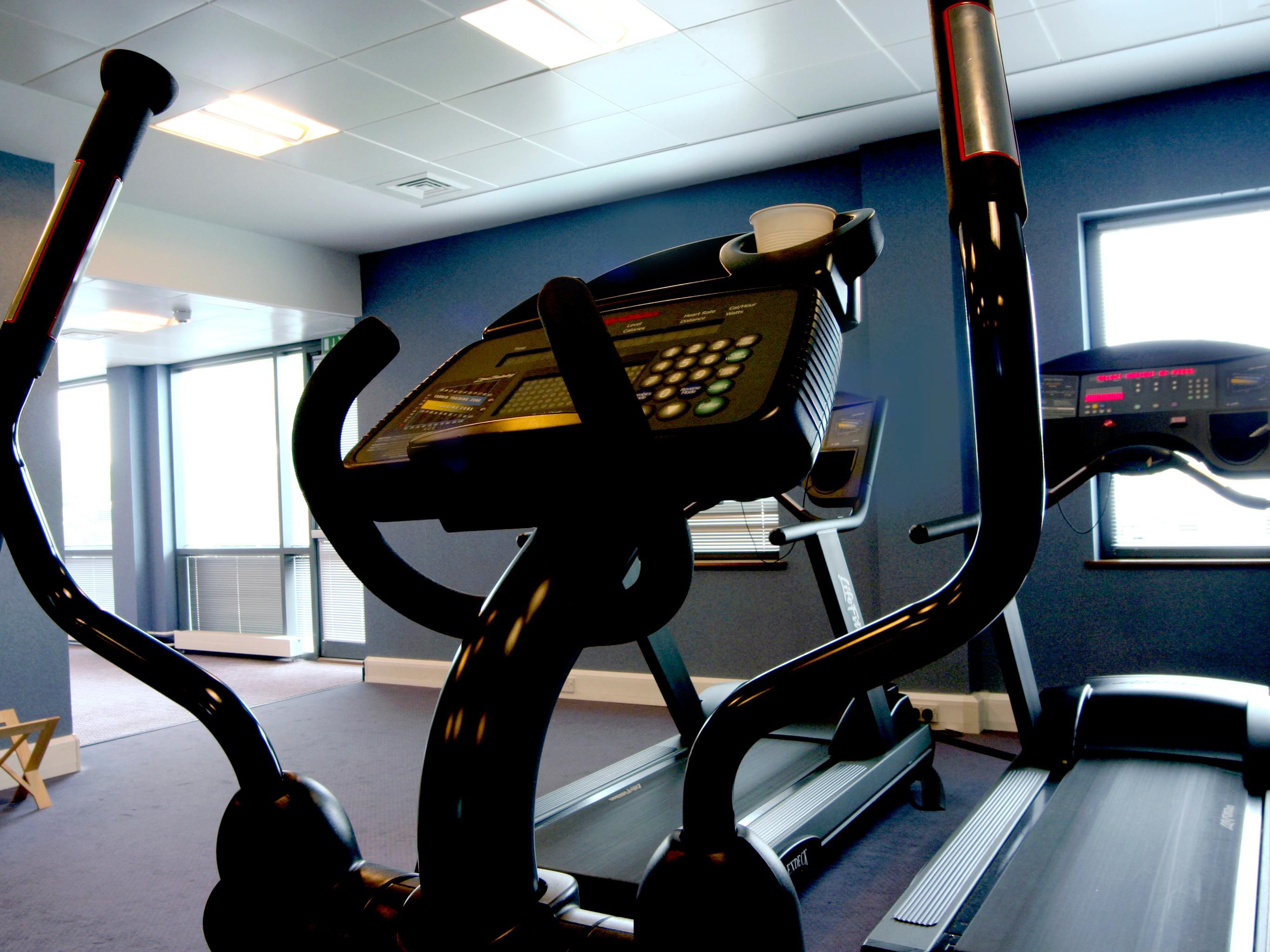 A compact Fitness Centre with cardio equipment and free weights. Complimentary use for all hotel residents. 