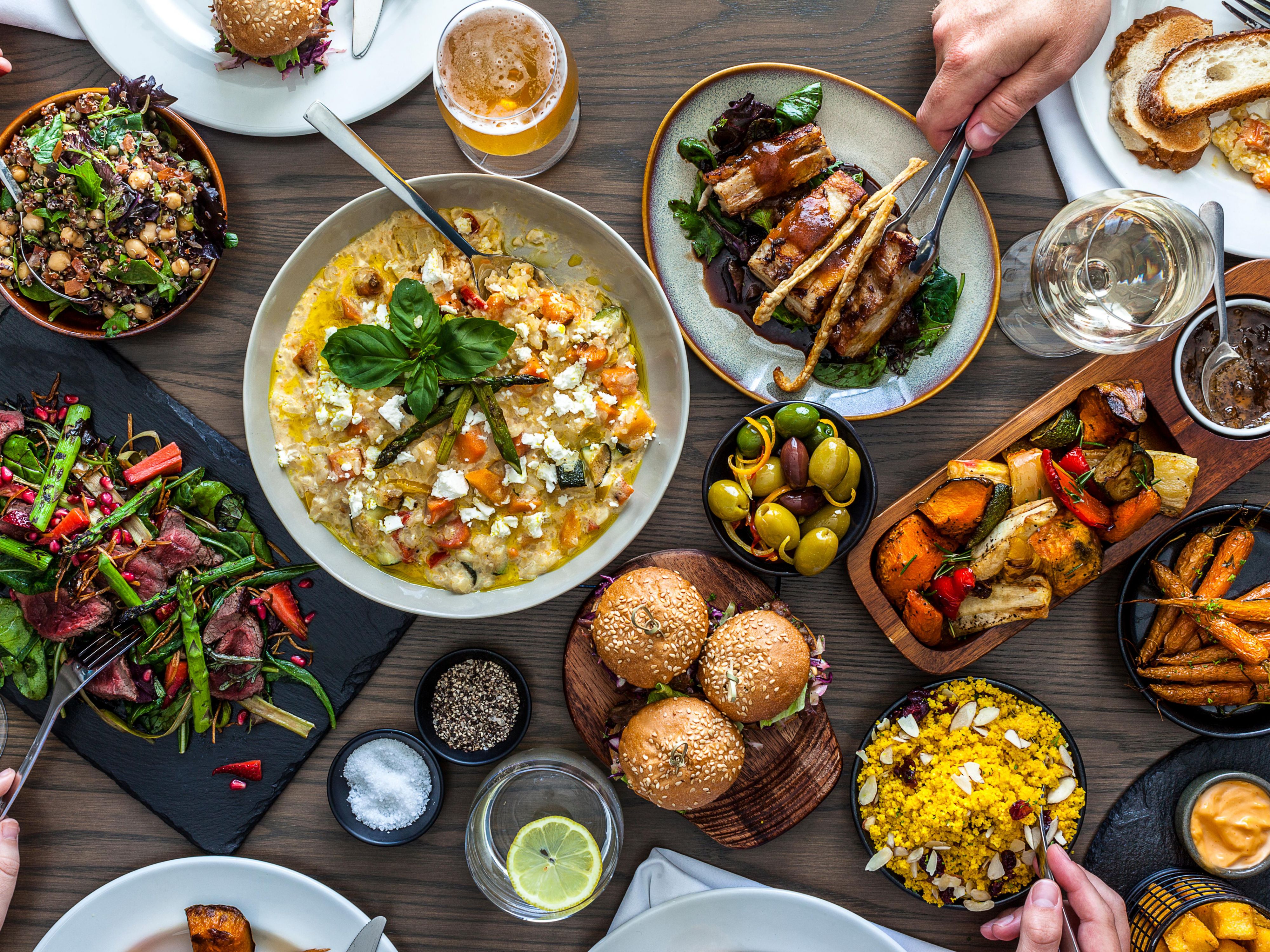 Overlooking Victoria Square, Market Place Restaurant & Bar celebrates local flavours with a seasonal menu showcasing the best from Canterbury’s butchers, fishmongers, growers and patisseries, offering a modern dining experience rooted in the region’s culinary heritage.