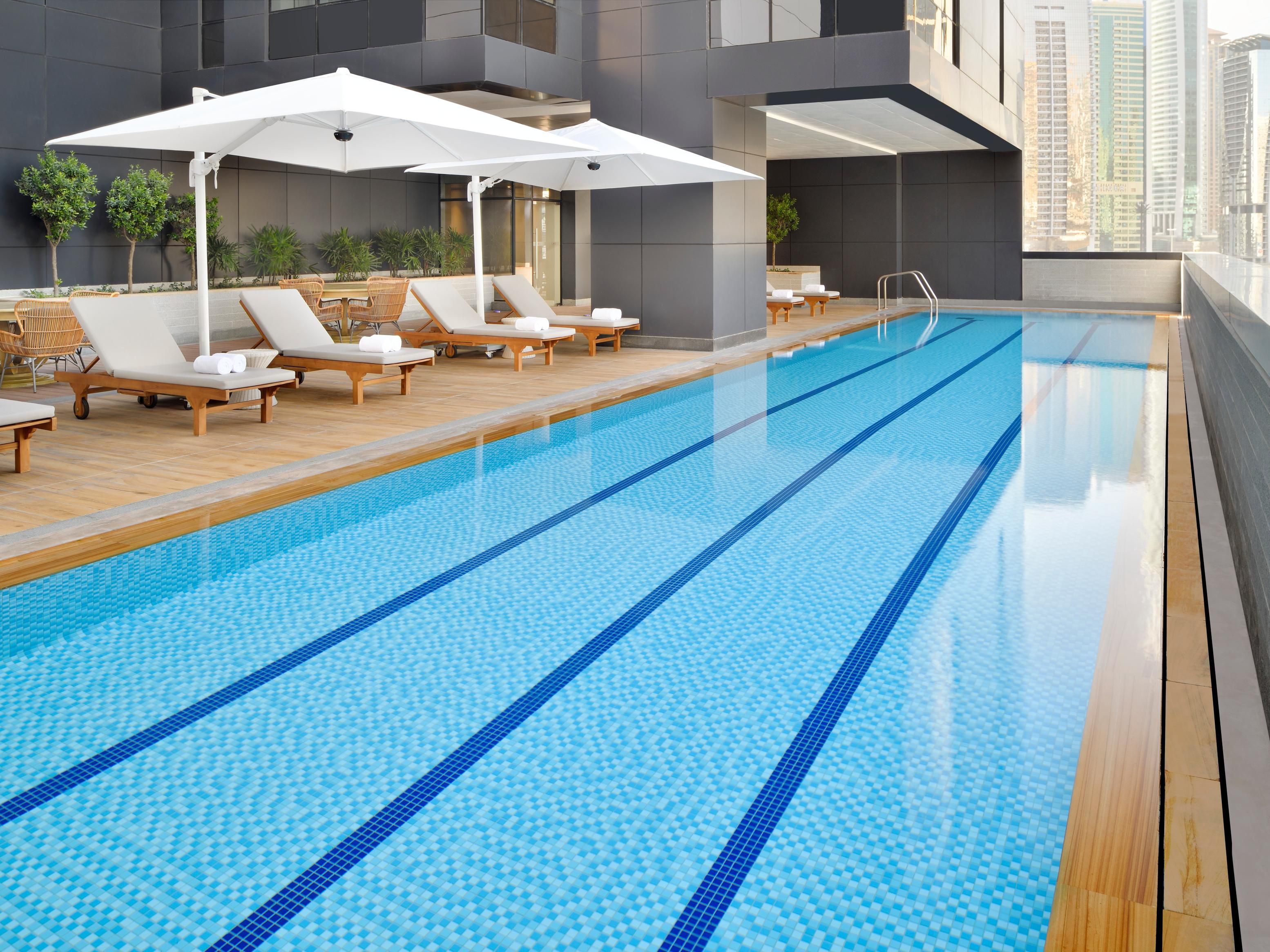 Our swimming pool is a perfect spot for health and wellness