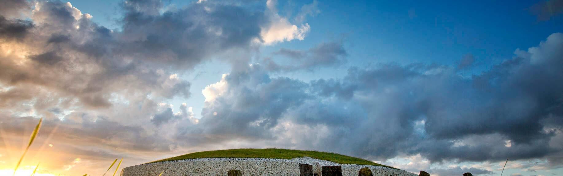 The pre-historic UNESCO World Heritage Newgrange monument in Meath