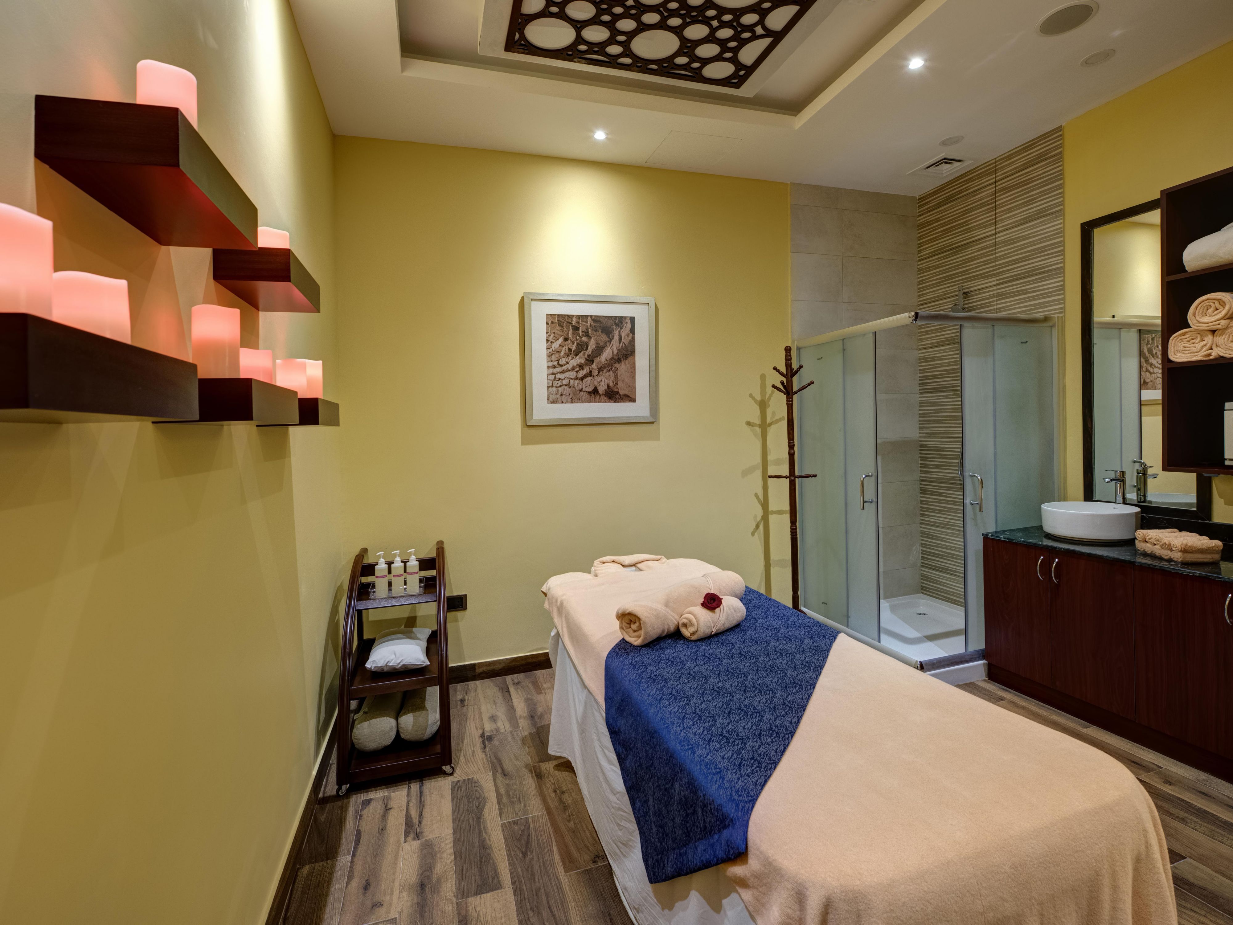 Rejuvenate and relax at The Spa as you experience one of our soothing massages and skin-purifying treatments.