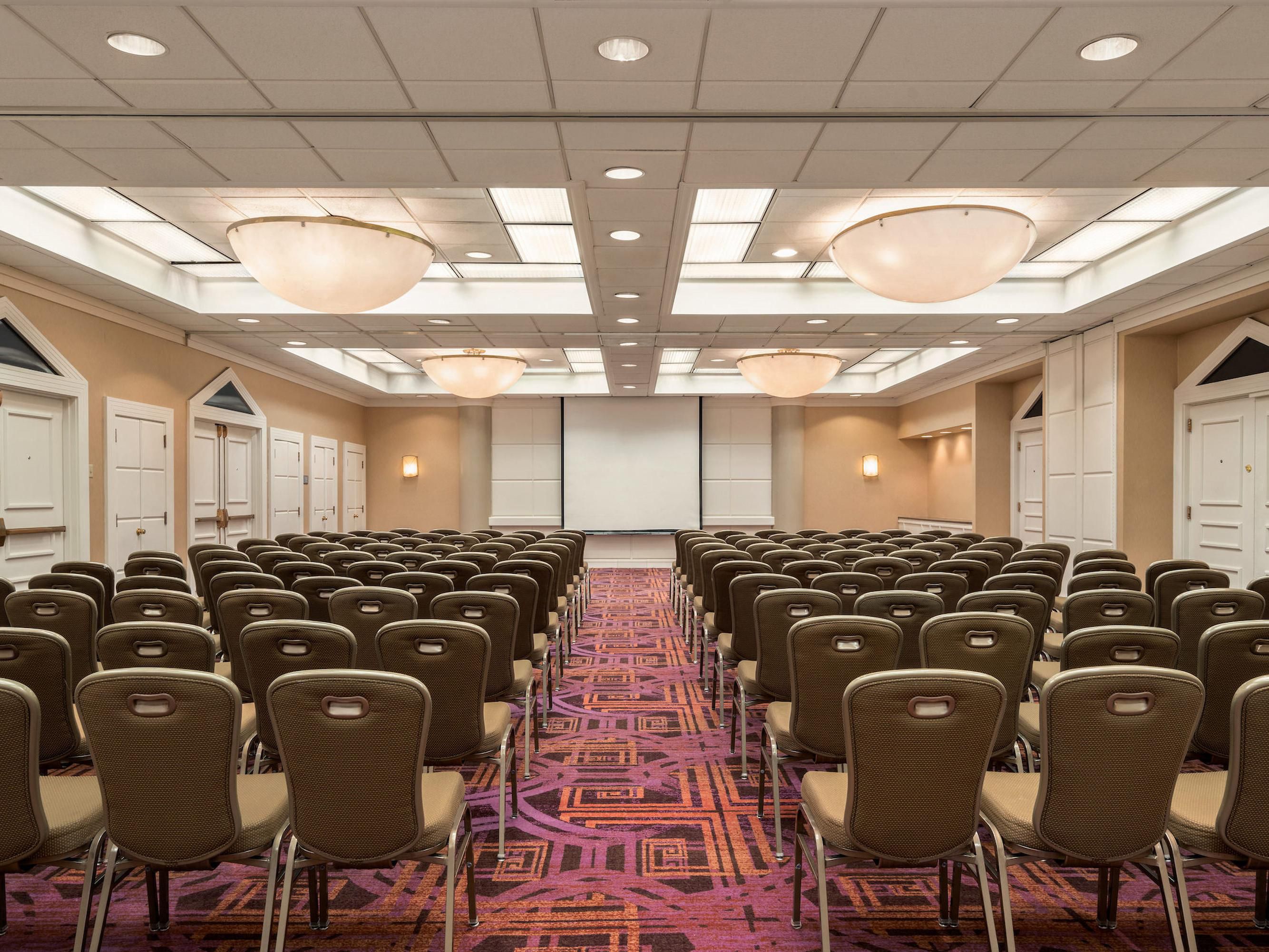 From business meetings to celebrations, our versatile space in Englewood, NJ, offer nearly 6,000 square feet of space, including a grand ballroom and conference rooms. Our expert Meetings Director will assist with every detail, and onsite catering ensures a seamless experience. Plan your next event with us for a polished and professional gathering.
