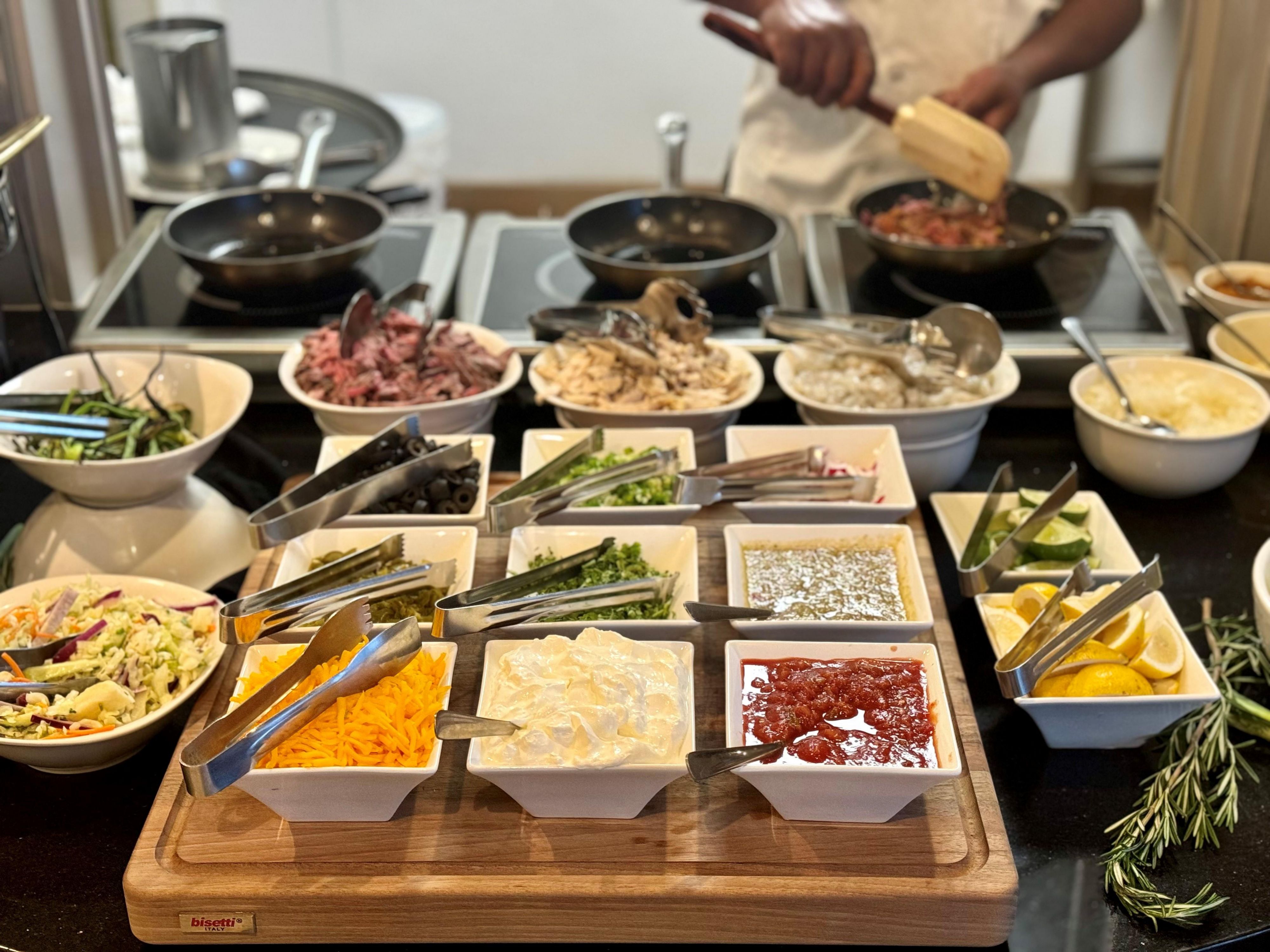 Spice up your Fridays at the Oasis Restaurant & Bar! From 5–8 PM, enjoy our build-your-own Taco Station, sip on tequila specials, and kick back with live music. The perfect recipe for good vibes, great flavors, and a fun start to your weekend!