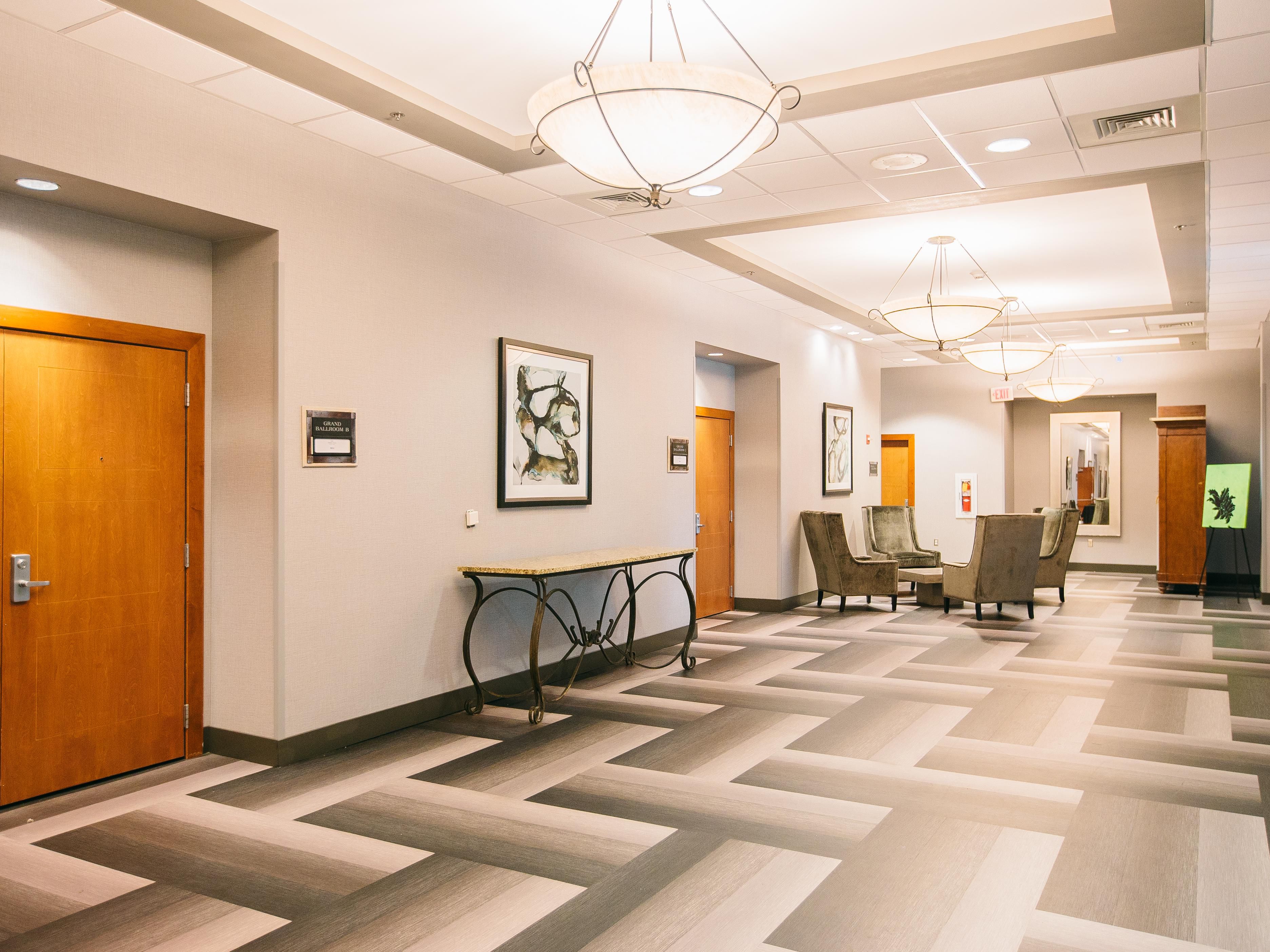 We have up to 10,000 square feet of ballroom or meeting space for your special events