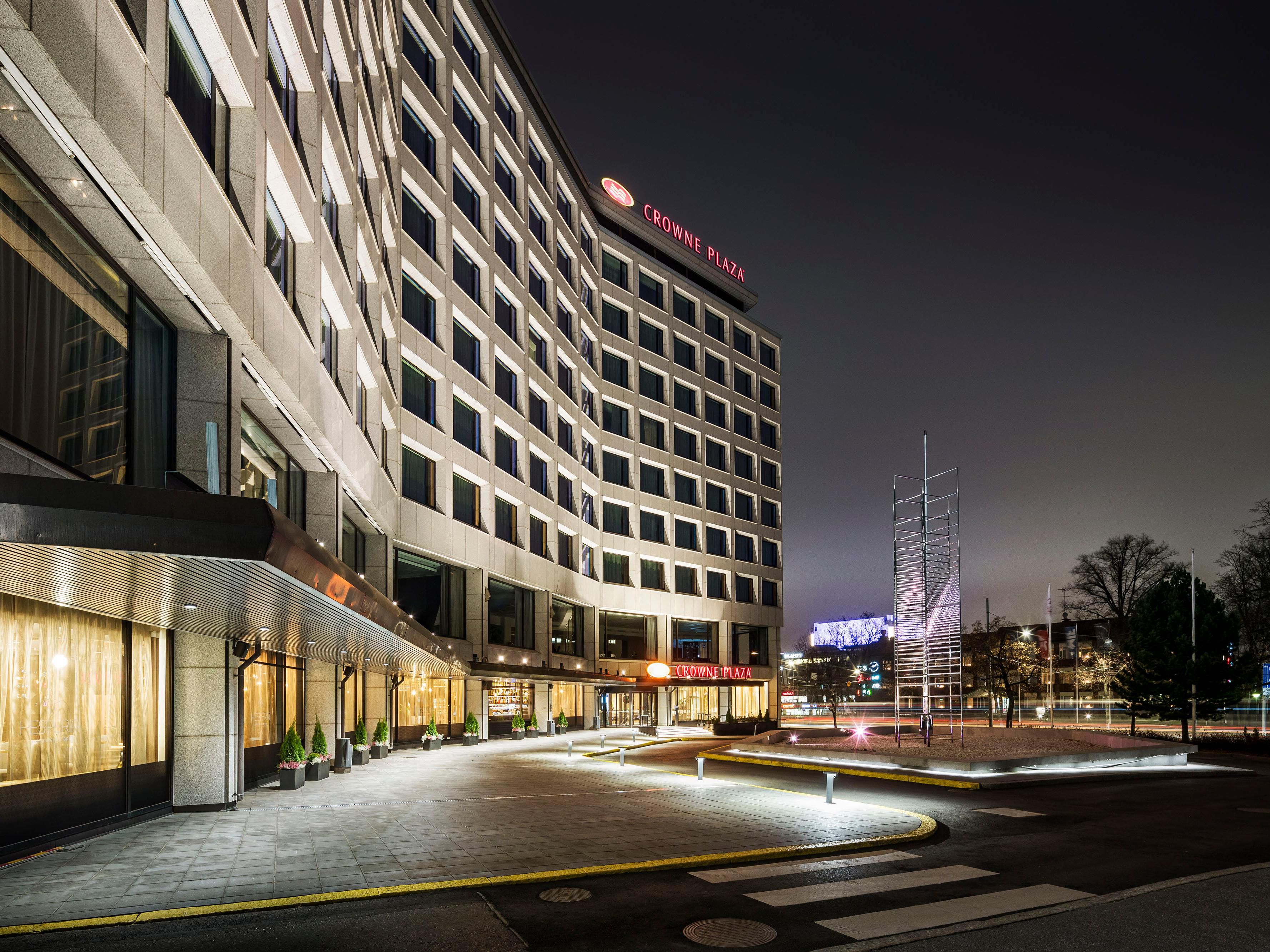 Our legendary hotel in night time
