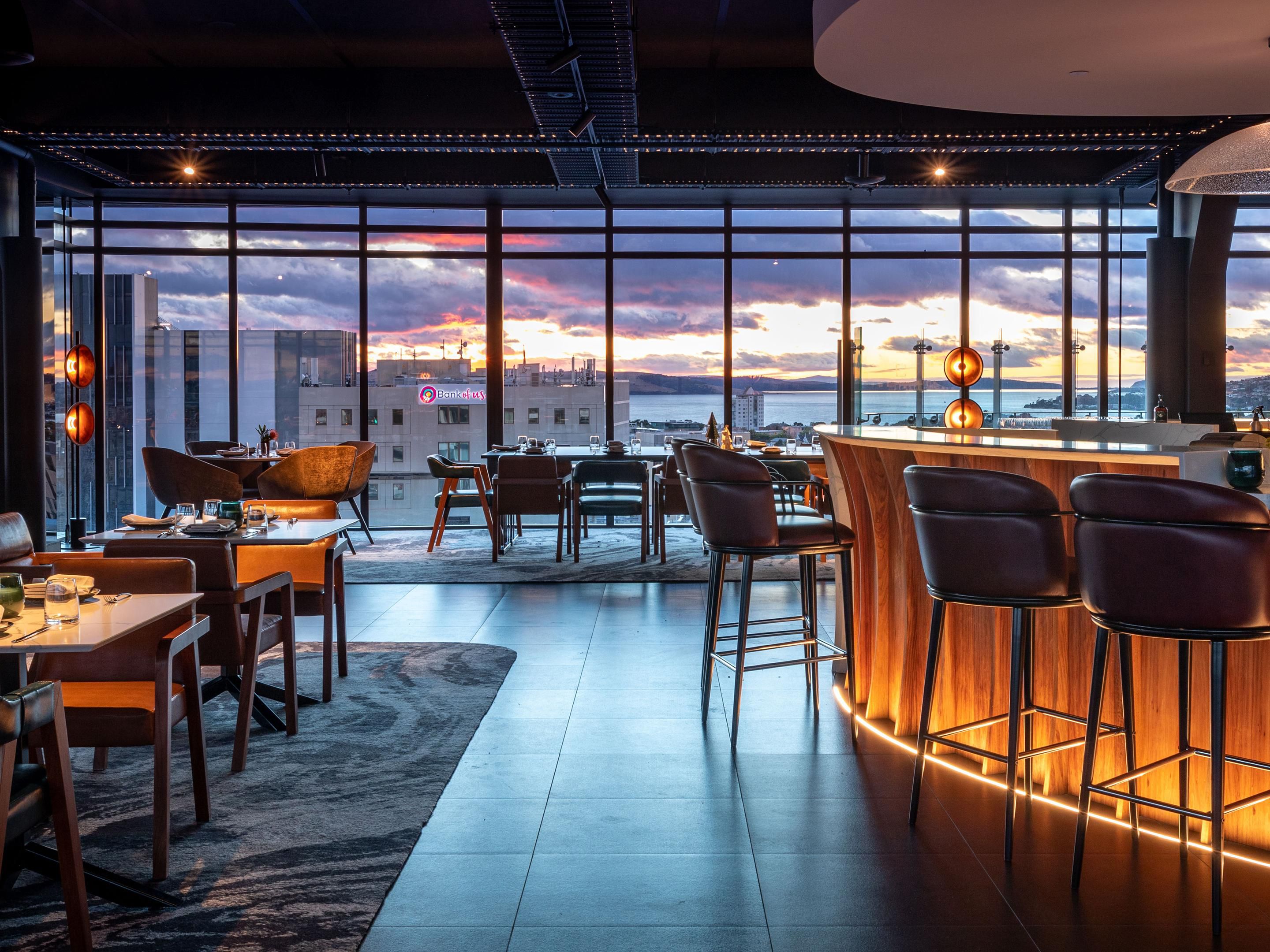 Enjoy stunning harbour views, modern fitness facilities, a local bar, free high-speed WiFi, 24-hour room service, and Hobart's only Club Lounge. Connect your devices to our smart TV through Google Chromecast in your room and enjoy your live stream. 