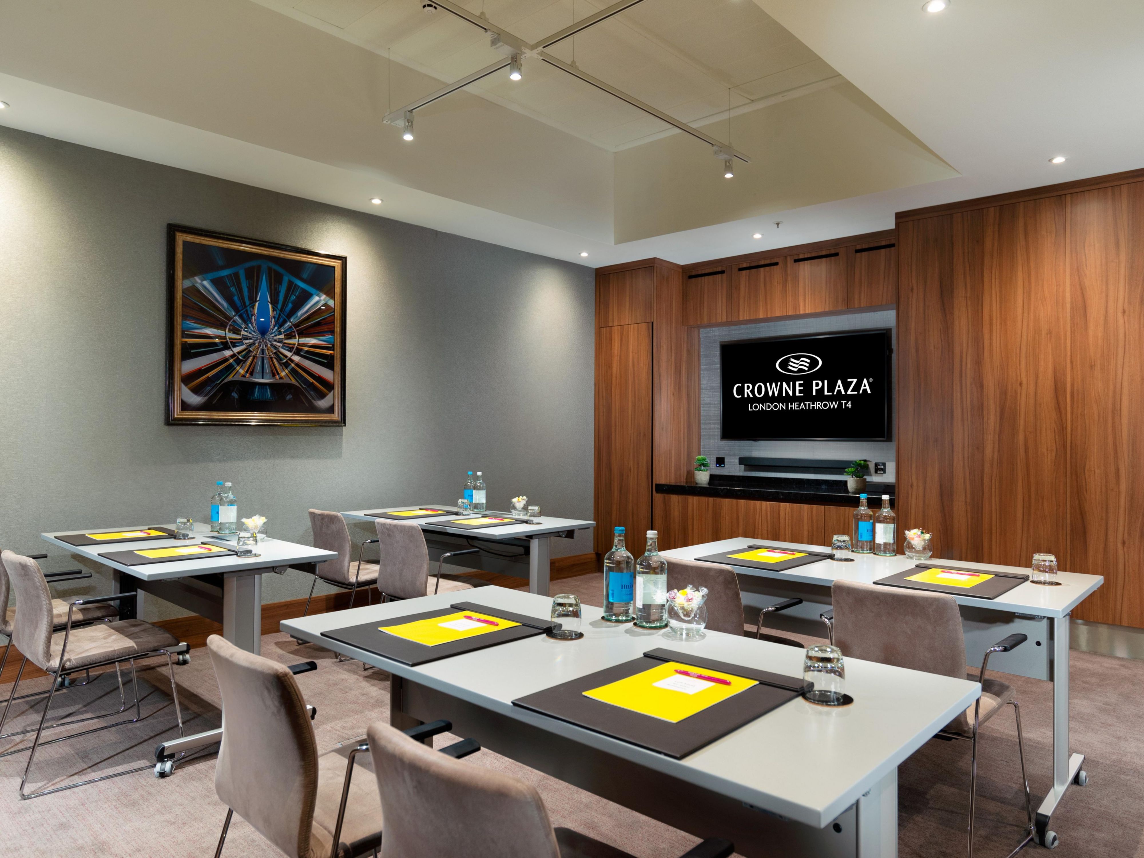 Our 4 flexible meeting rooms offer space for up to 65 guests, high-tech AV facilities and a breakout zone for relaxing between appointments. The Crowne Plaza Meetings Director can provide itemised lists of expenses to help you manage your budget.