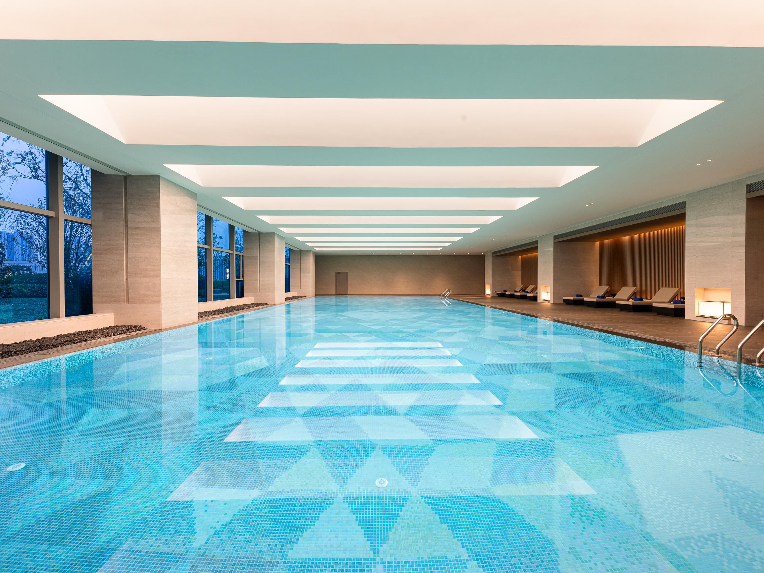 Indoor heated swimming pool