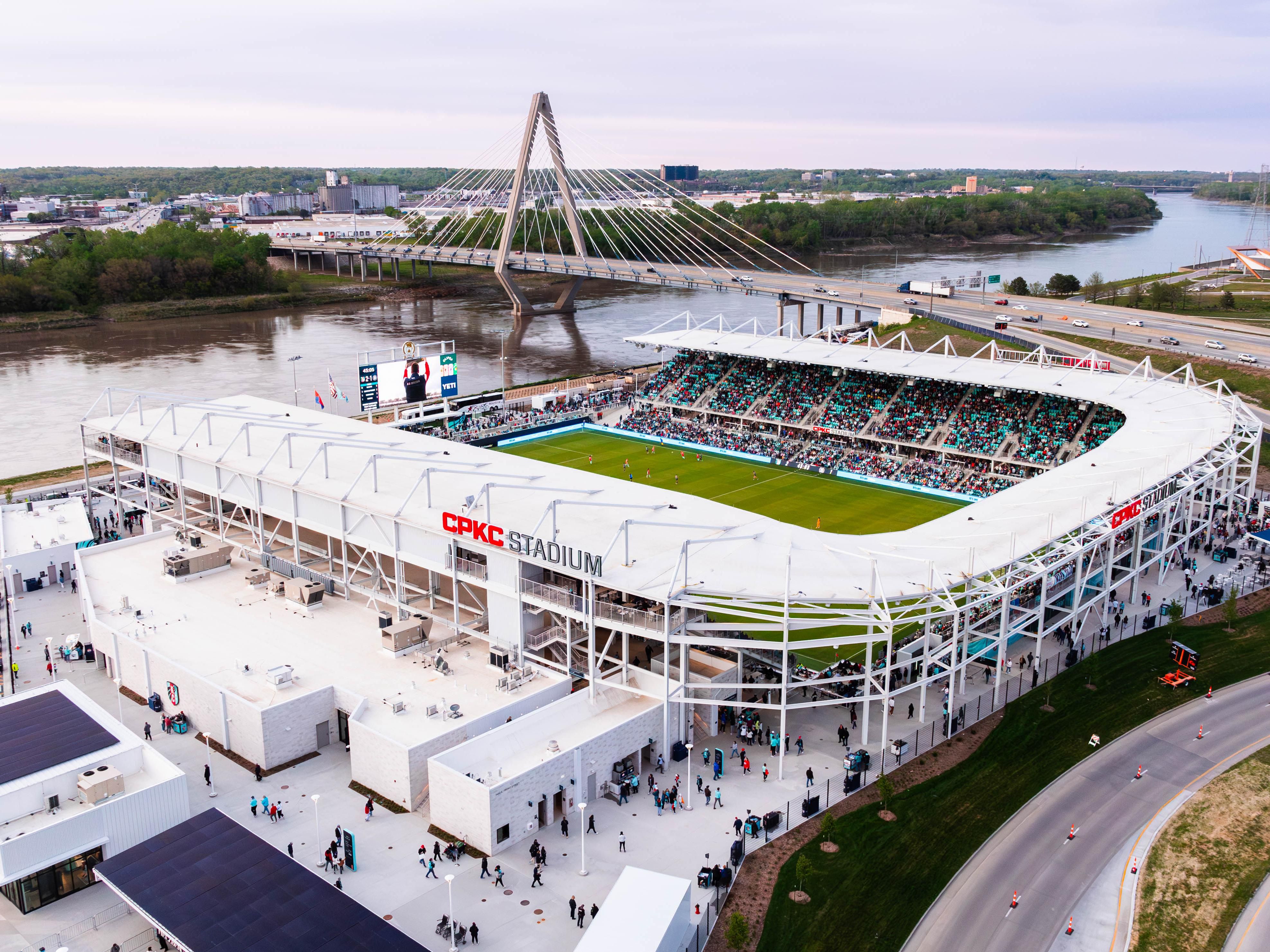 Home of the NWSL's Kansas City Current, CPKC Stadium is the first professional sports stadium built specifically for a women's sports team. 