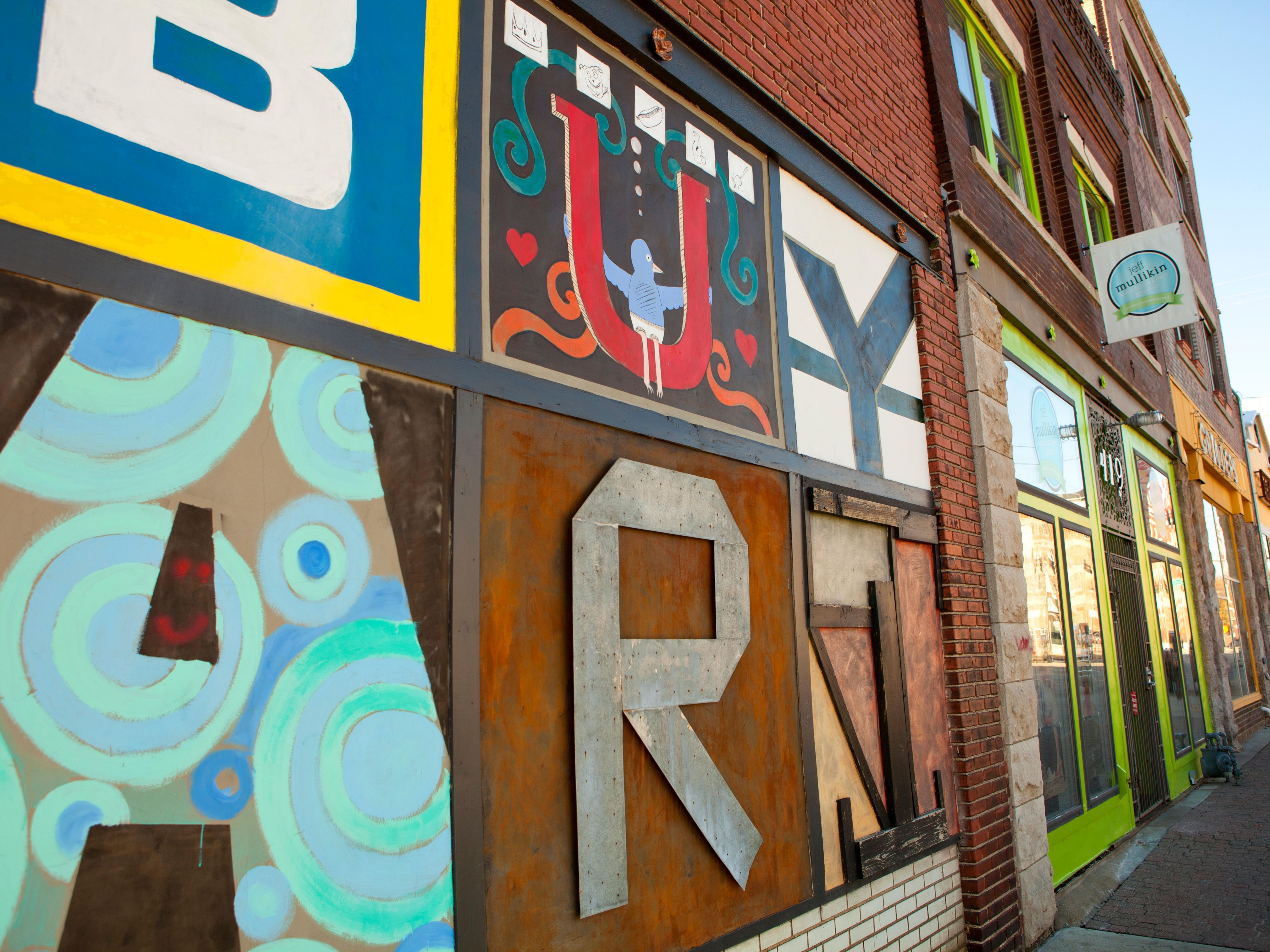 A Kansas City tradition, the art galleries of the Crossroads District celebrate the area's finest artists with openings on the first Friday evening of each month. The district is easily accessible by the Kansas City Streetcar.
