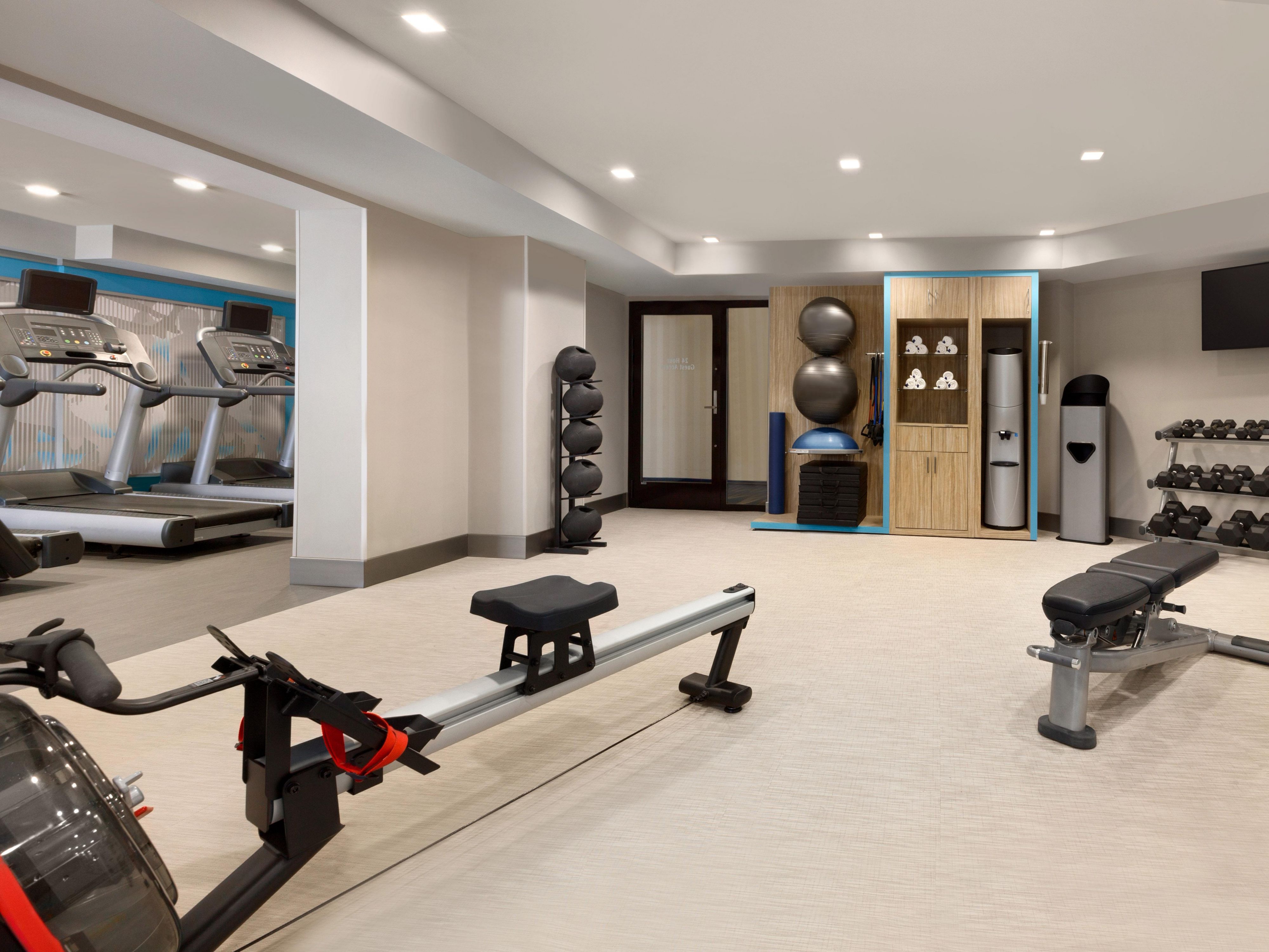 From free weights to treadmills, our Fitness Center has it all.