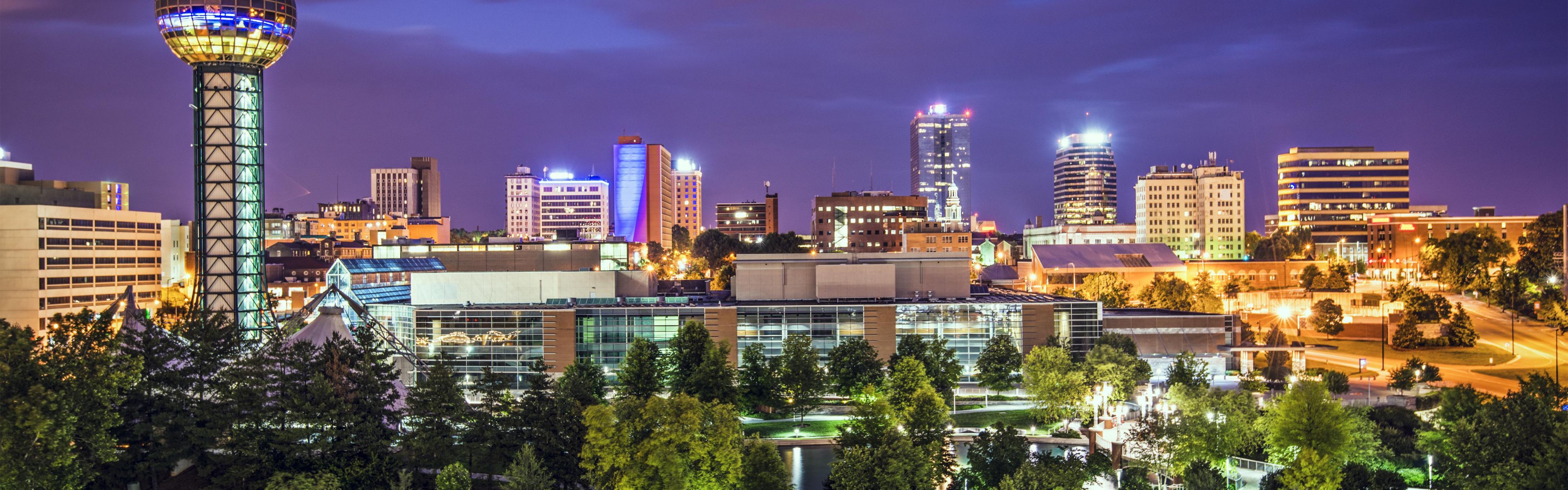 Enjoy stunning skyline views from our Downtown Knoxville Hotel.