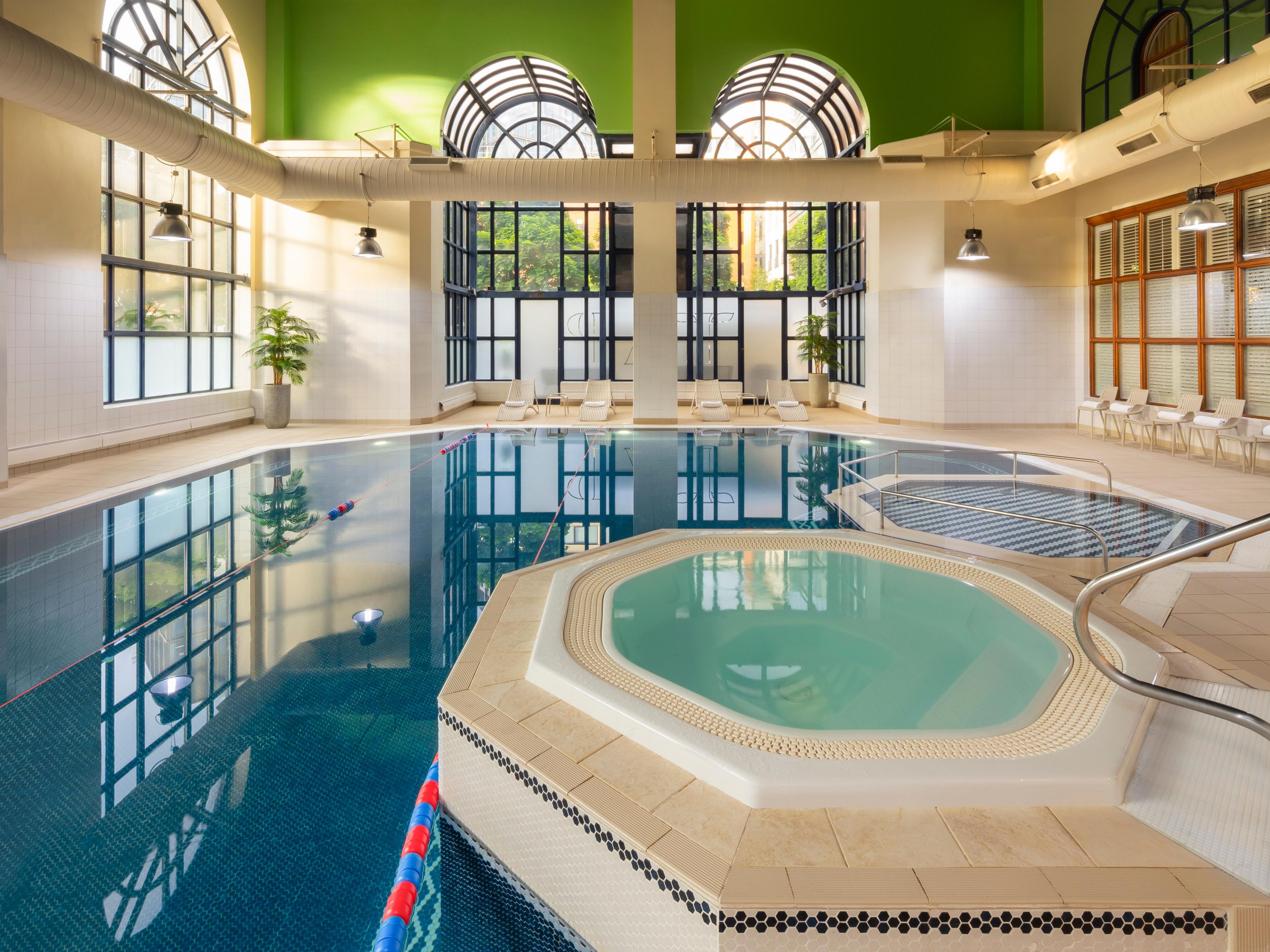 A health and wellness routine while travelling is important, so if you’re looking to stay on top of your fitness or unwind after a long day, Spirit Health Club has all that you need. Fully equipped gym and heated indoor pool are open to hotel guests and members. Children under 18 access is between 08:00-18:00 with adult. Gym access is 16+ only 