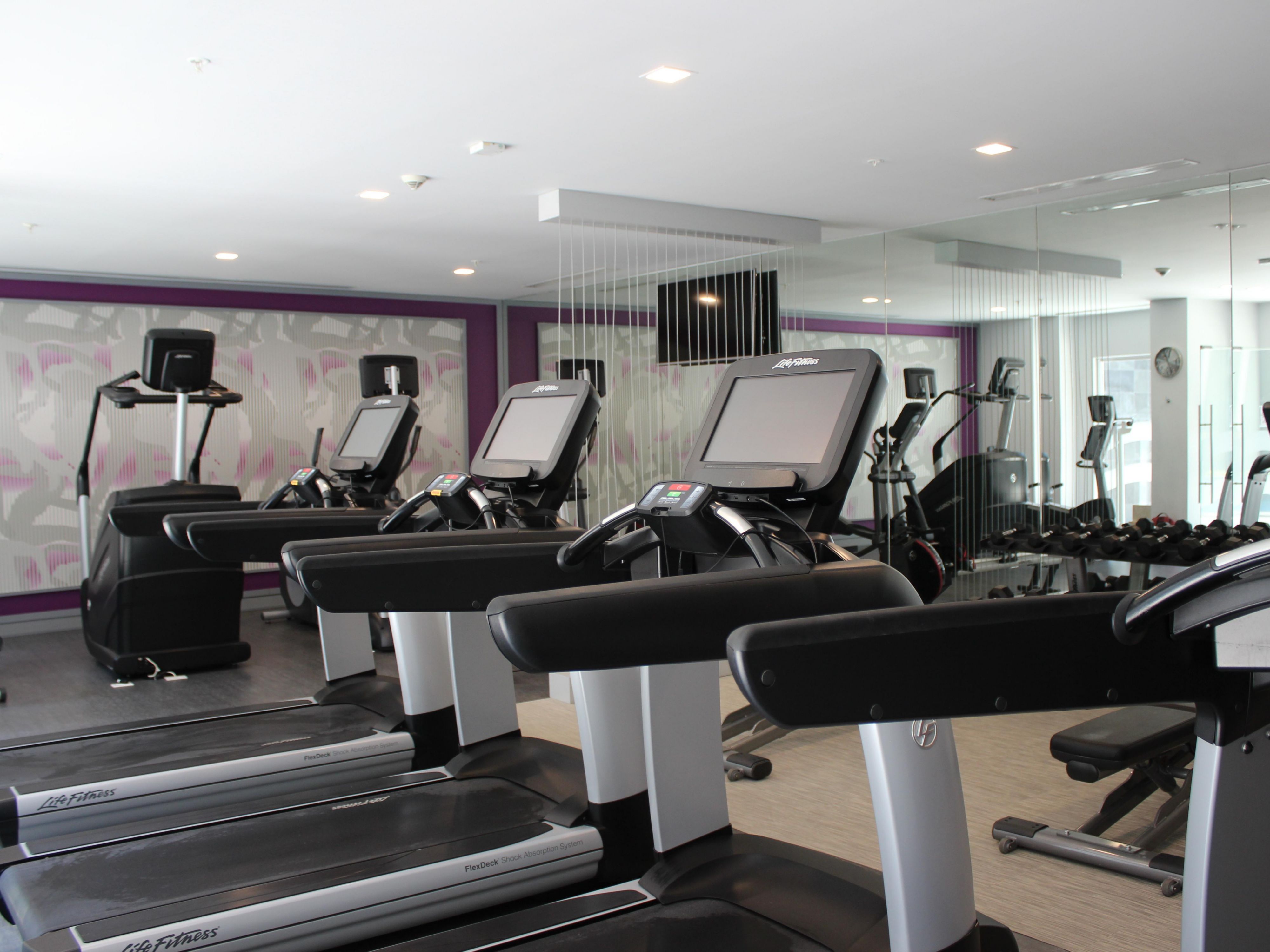 After your activities, continue with your routine in the hotel's gym at your disposal.