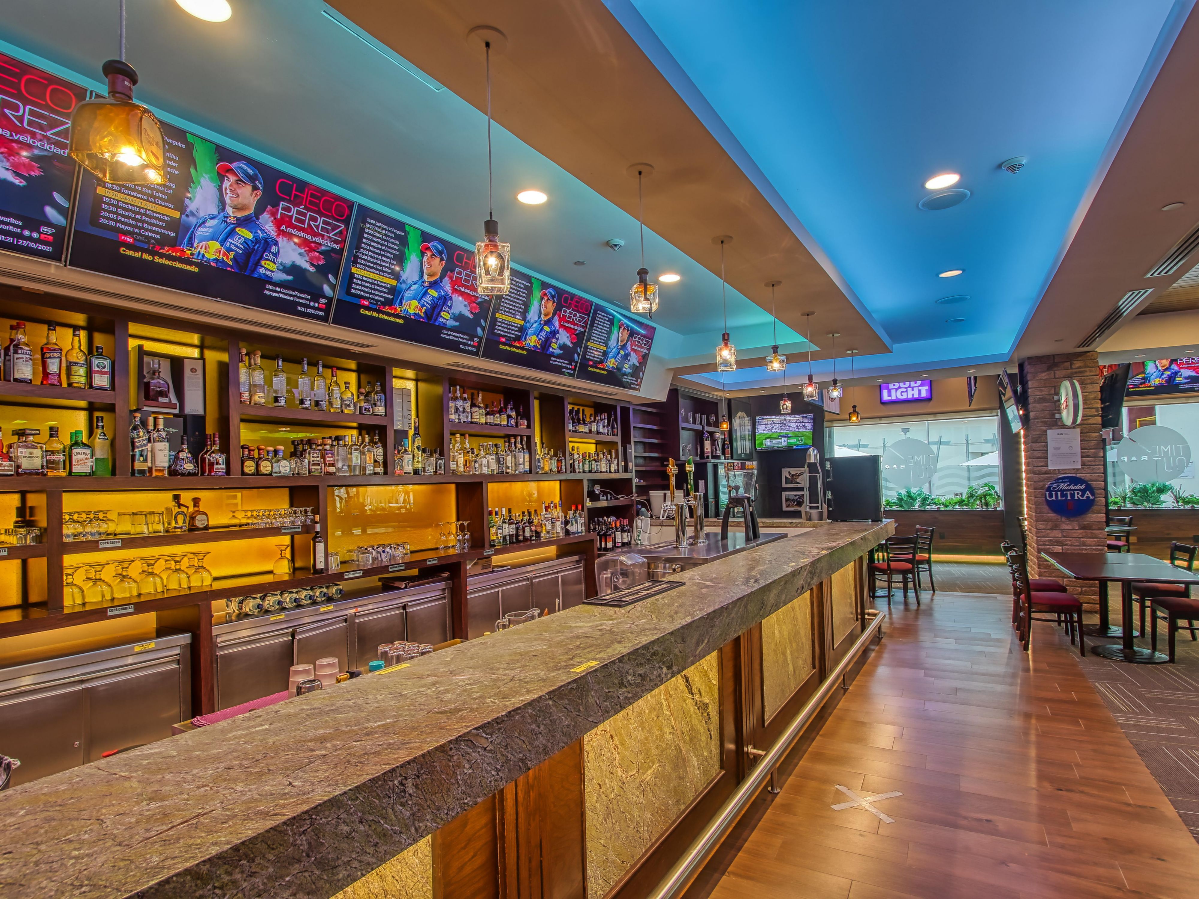 Relax or close business with a drink at the hotel's Time Out Bar.