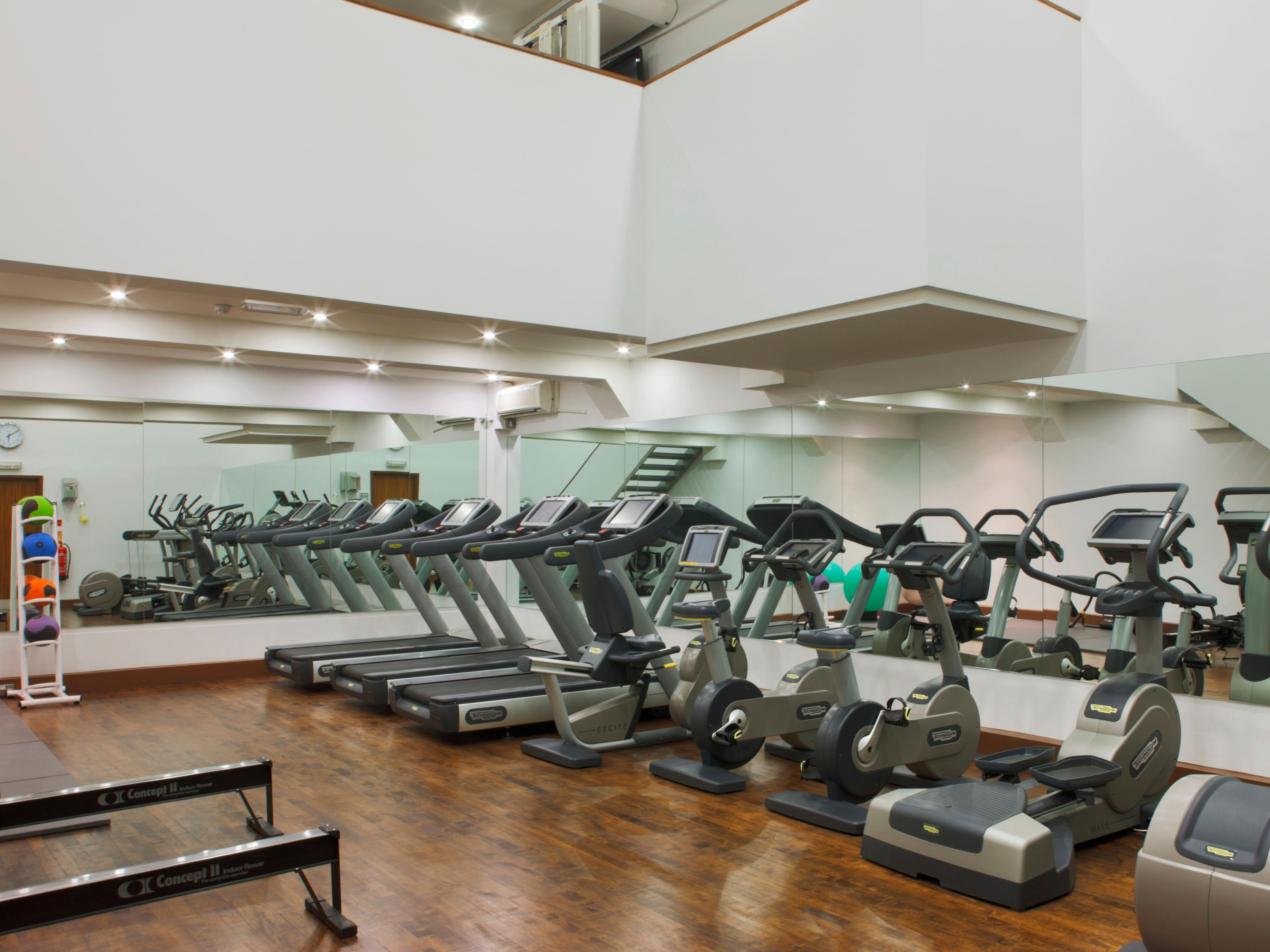 Work up a sweat in our fitness center in central London.