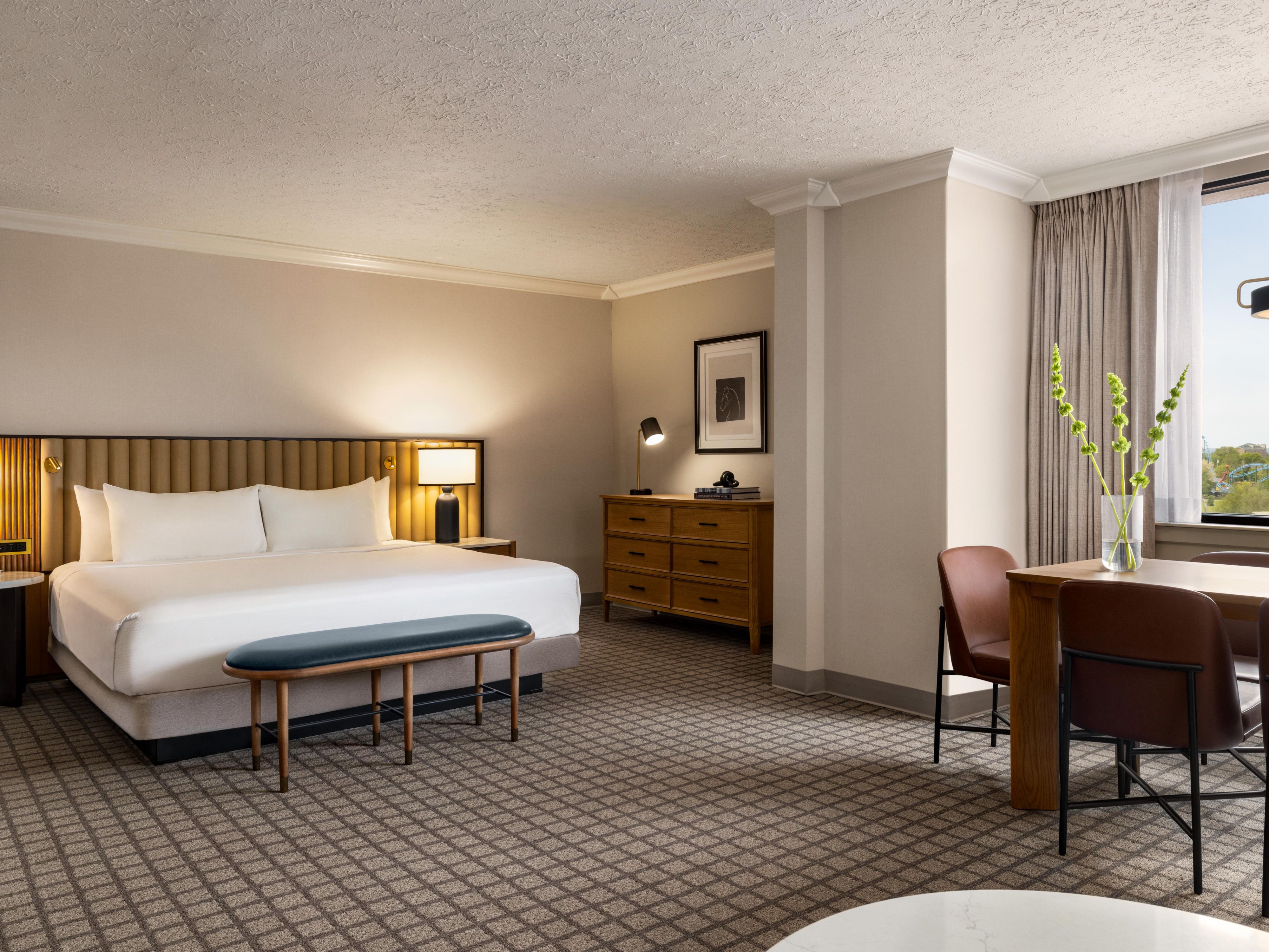 Discover the newly renovated Crowne Plaza Louisville! Our $25 million transformation features revitalized guest rooms, upgraded event spaces, & a complete reimagination of our restaurant & bar. Enjoy modern amenities, stylish design, & exceptional dining, ensuring a luxurious stay and state-of-the-art event hosting! Watch our sizzle reel below!