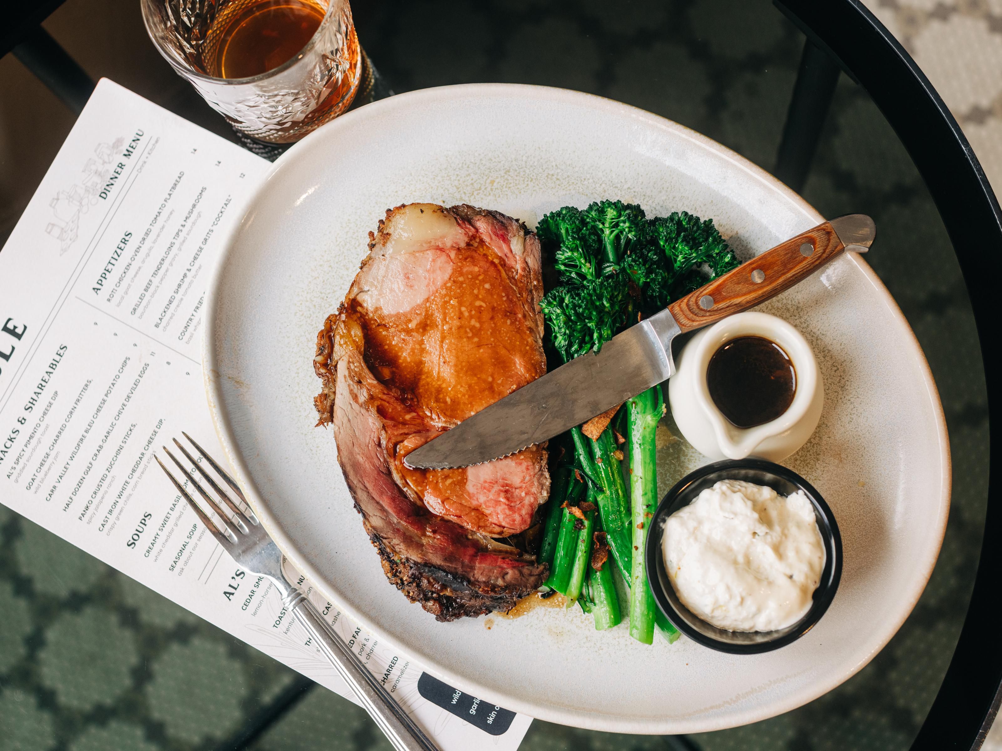 Savor locally inspired dishes at Al's Table, our full-service restaurant offering breakfast, lunch, and dinner in a warm and inviting atmosphere. 