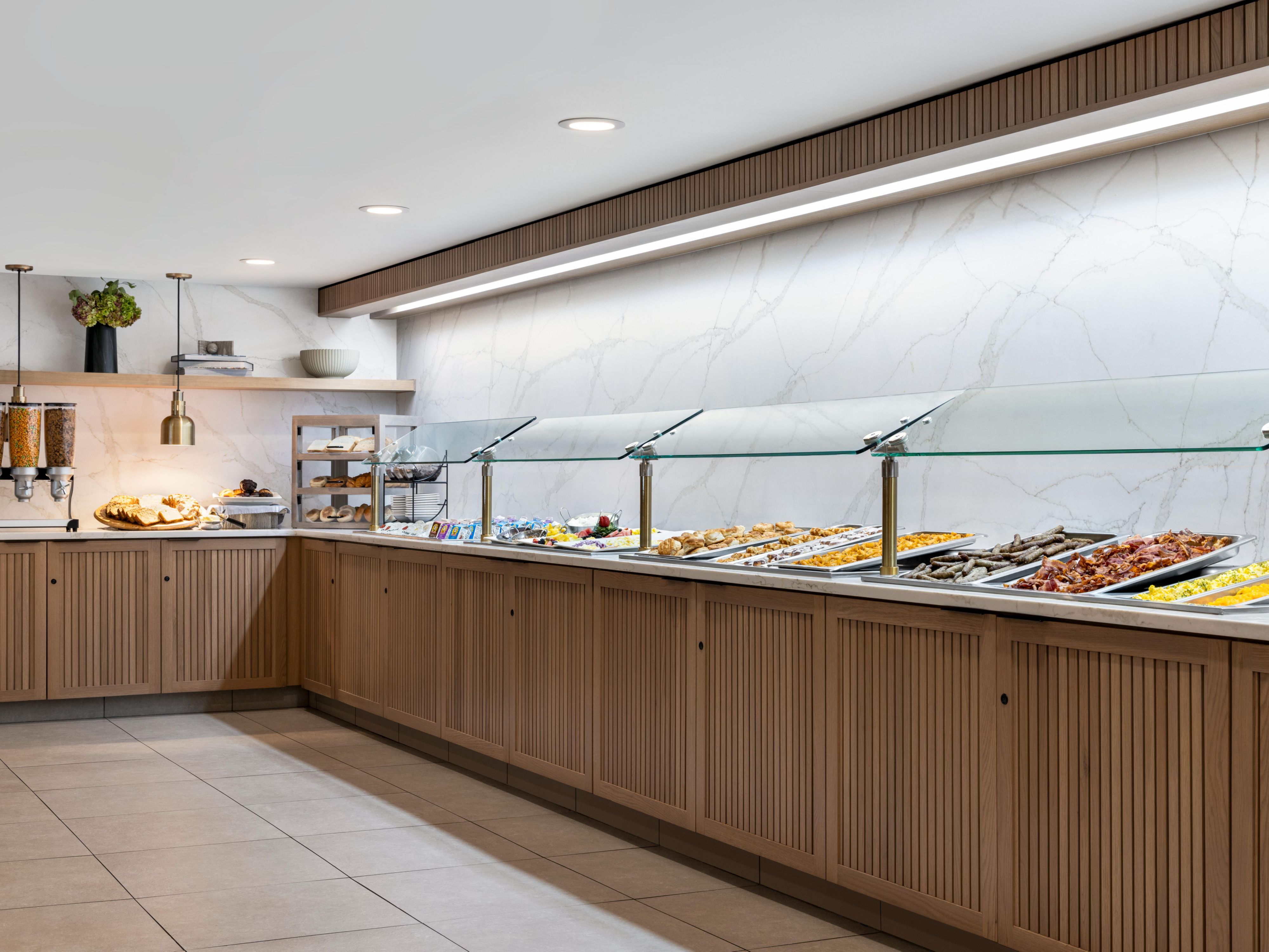 Begin your morning with a delicious breakfast selection at Al's Table, featuring both continental and hot options to fuel your day's adventures.  