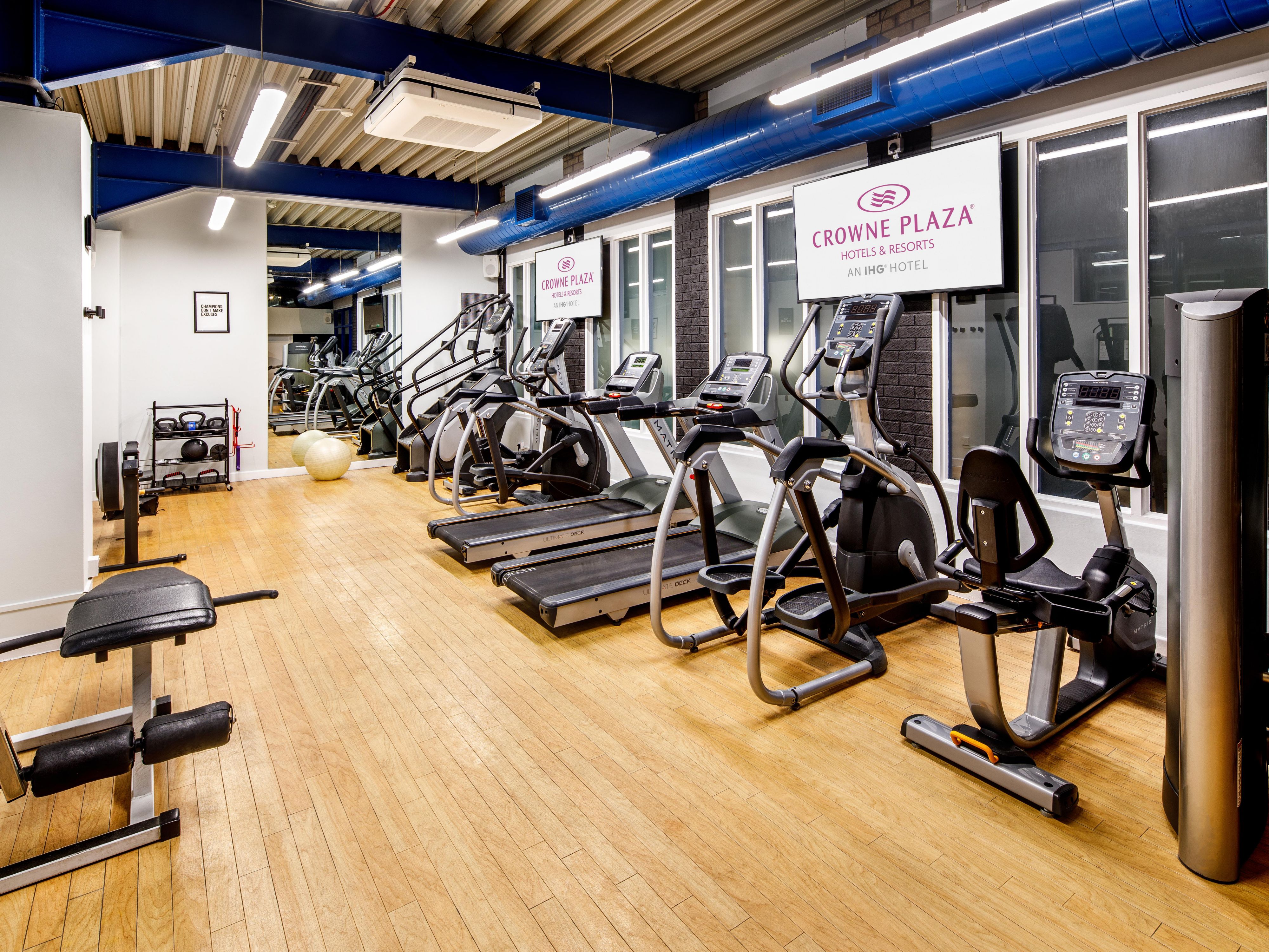 Our fully equipped fitness centre with weights and cardo machines.