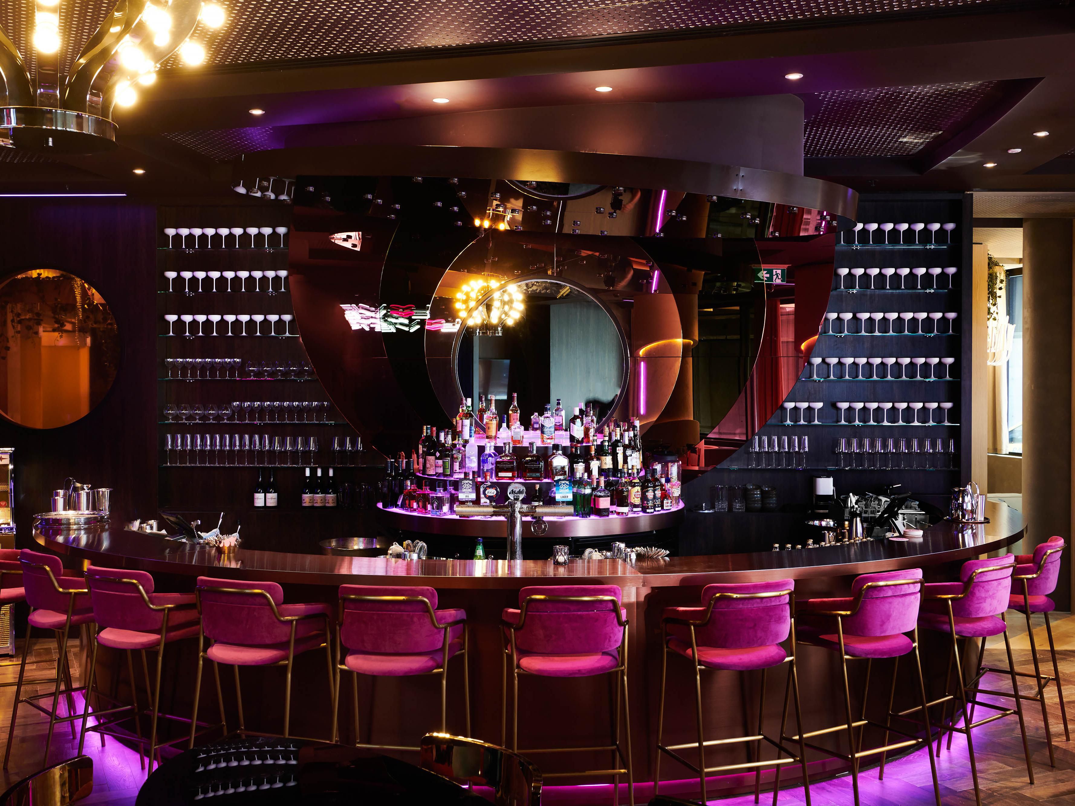 Featuring an imaginative cocktail list, with a menu of small plates sure to tempt, Dive Bar is where you are bound to have a good time. Dimly lit and layered with neon and street art, with a touch of glitz, it is the place to socialise and play into the night.