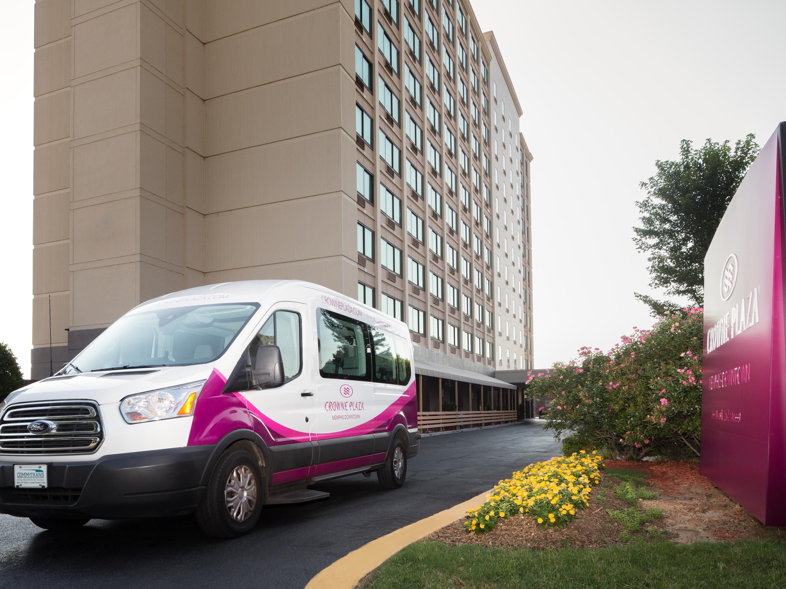 Enjoy the convenience of our complimentary local shuttle service, operating daily from 8:00 AM to 11:00 PM, offering hassle-free transportation within a three-mile radius of our hotel. Plus, take advantage of our airport shuttle for just $20 per person one-way. This shuttle is dependent on availability and must be booked 24 hours in advance.