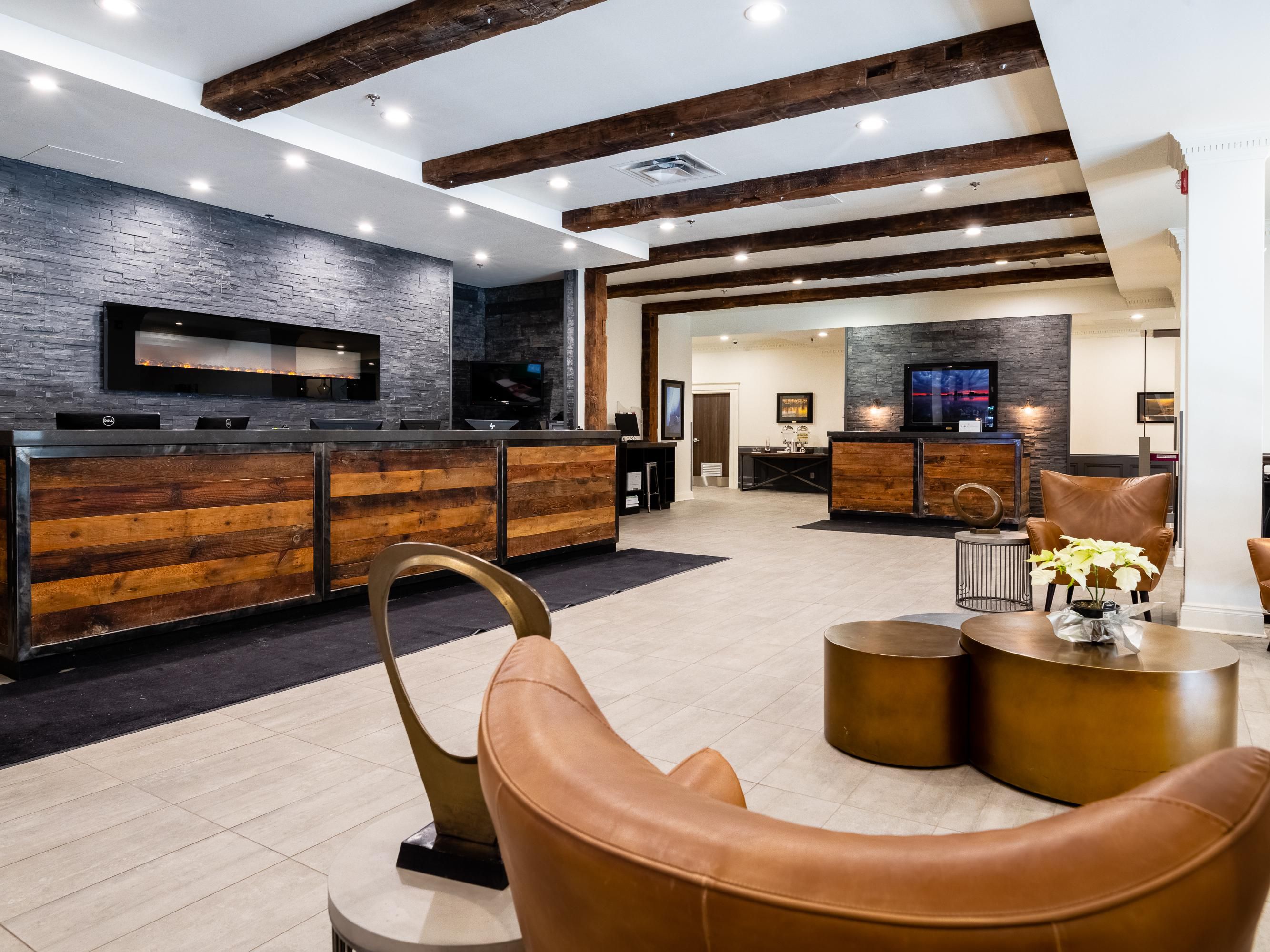 Hotel Front desk where expert and friendly staff are ready to help