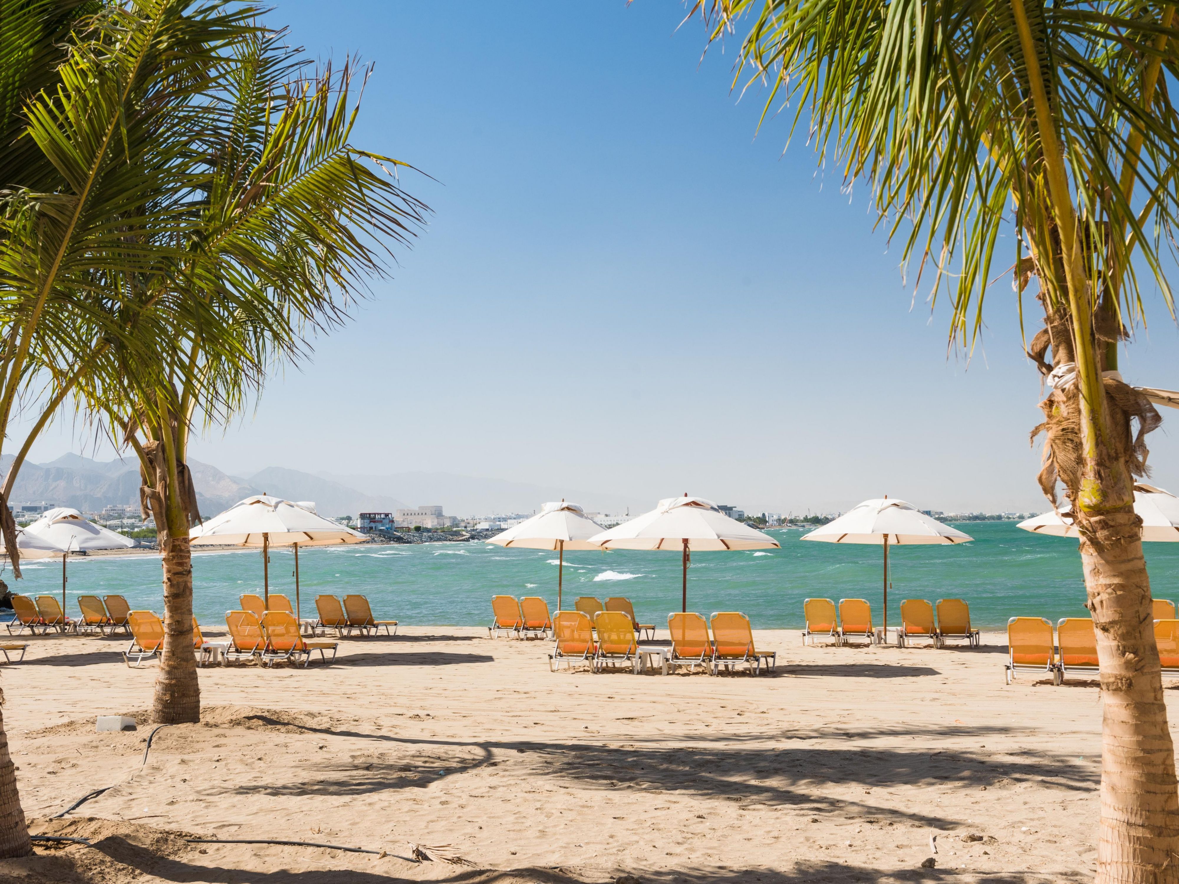 Private beach directly accessible from the Hotel 