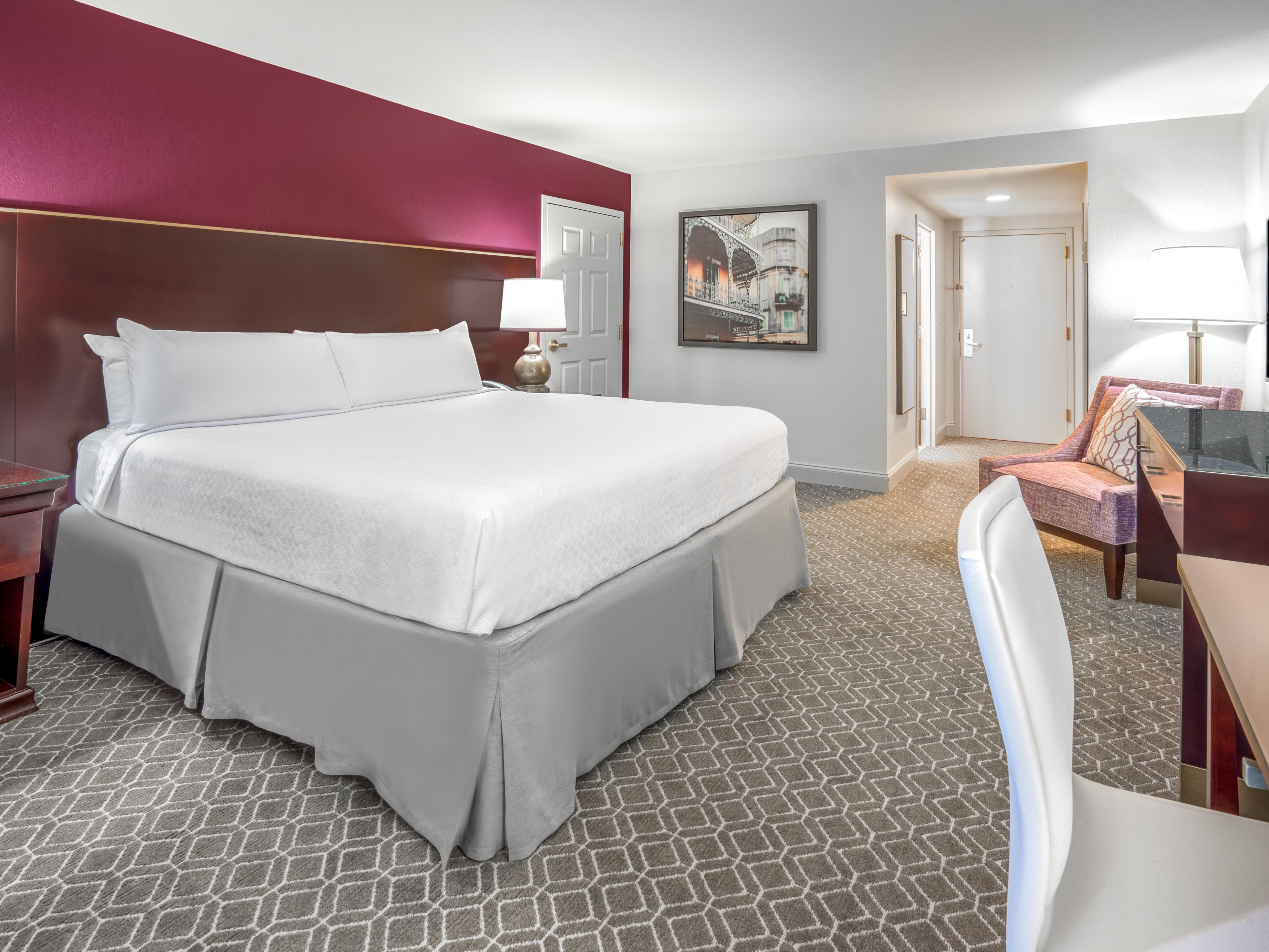 Relax in our New Orleans accommodations with thoughtful amenities.